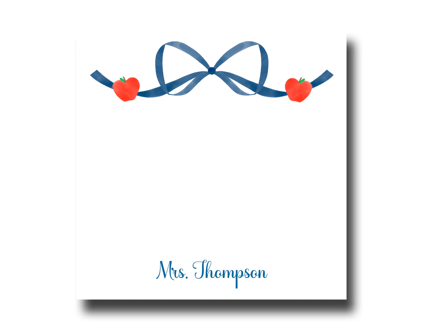 Personalized Teacher Notepad