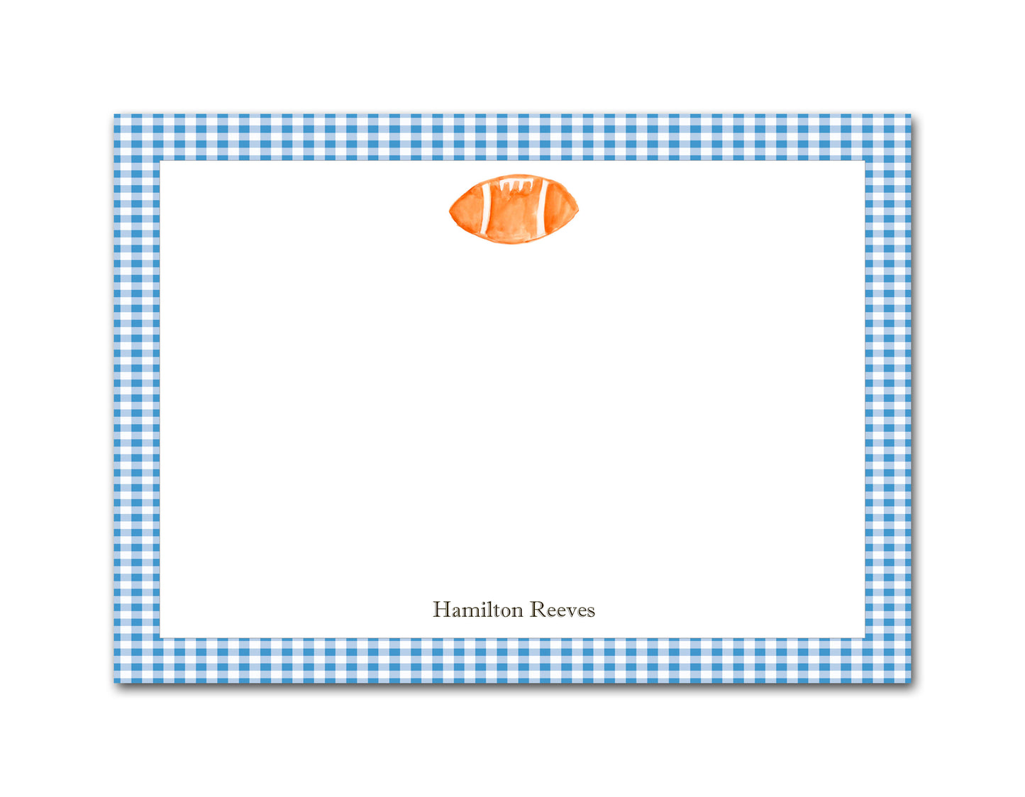 Personalized Note Cards - Football