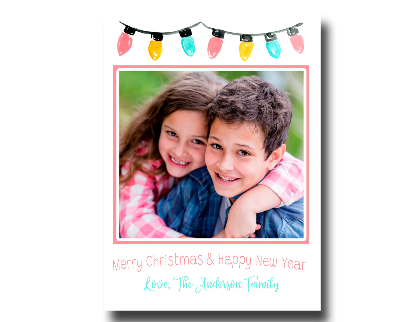 Christmas Cards - Colorful Lights
