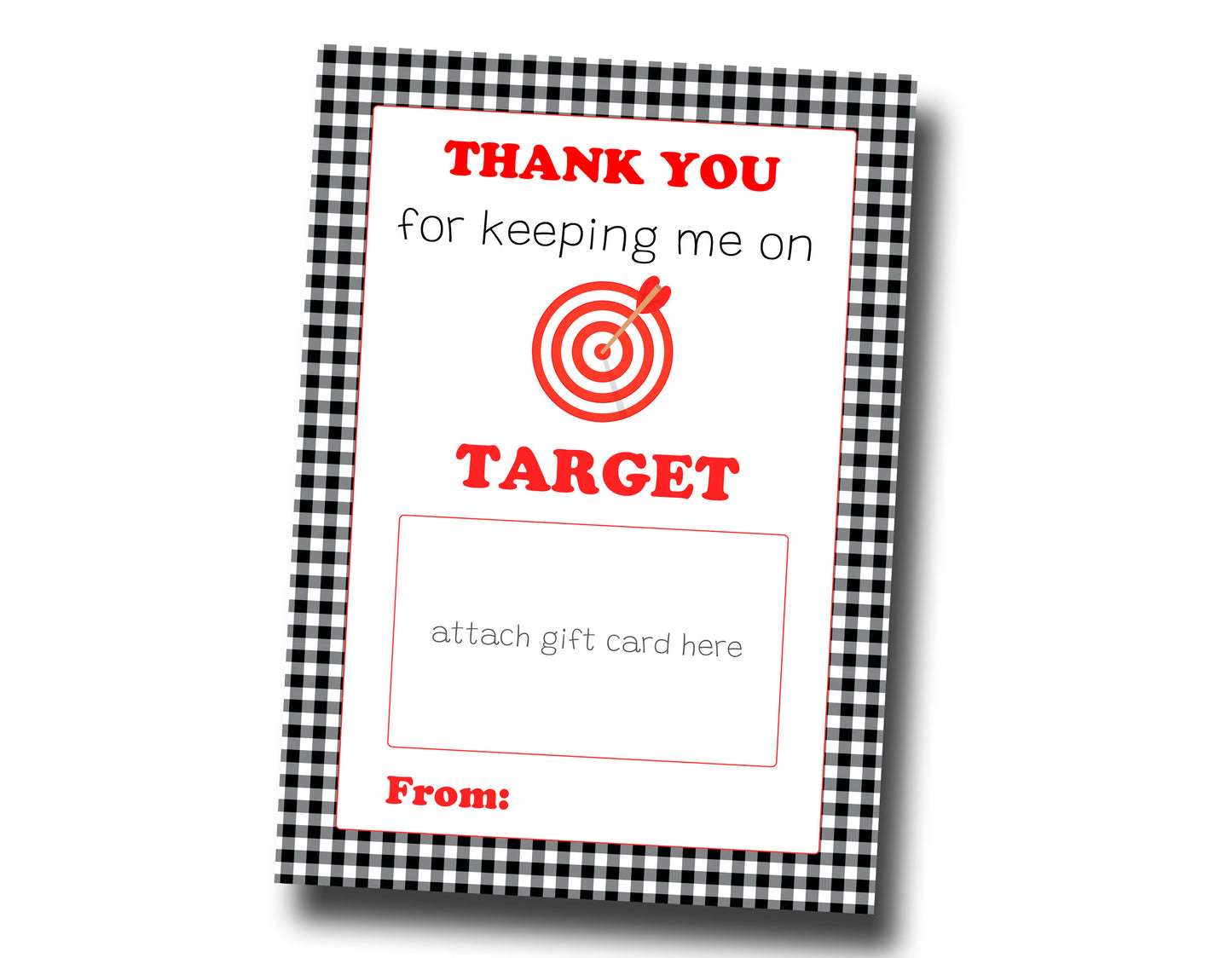 Gift Card Holder, teacher appreciation