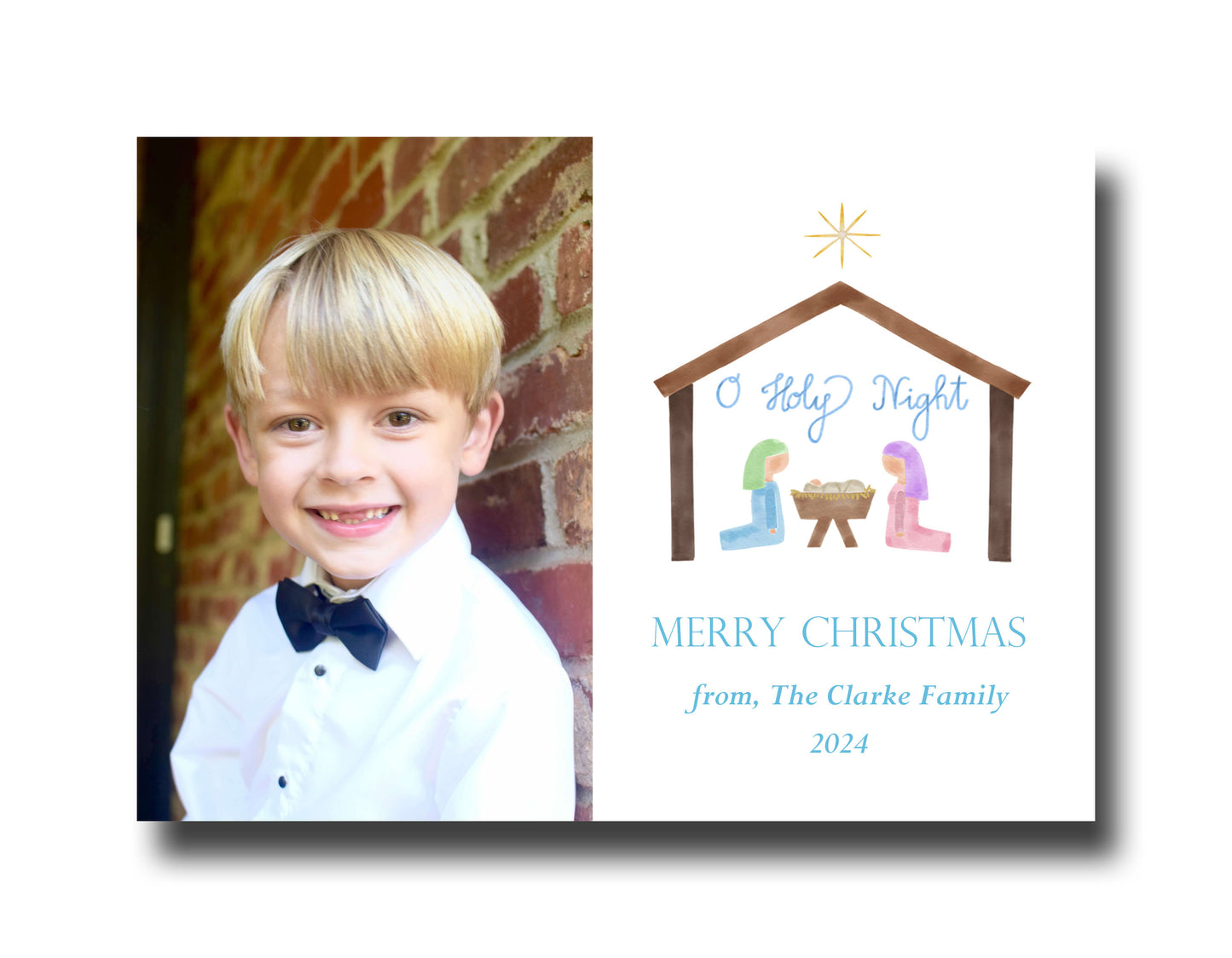 Christmas Cards - Watercolor Nativity