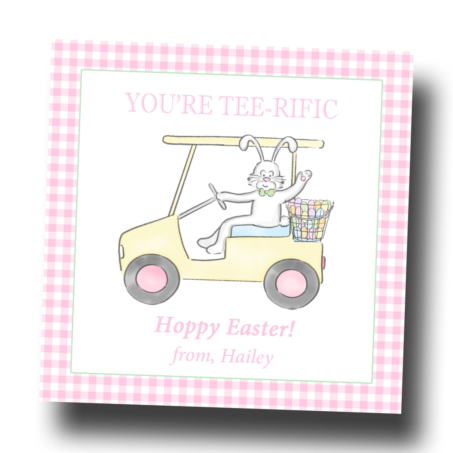 Easter Tags & Stickers - Tee-rific Golf Cart