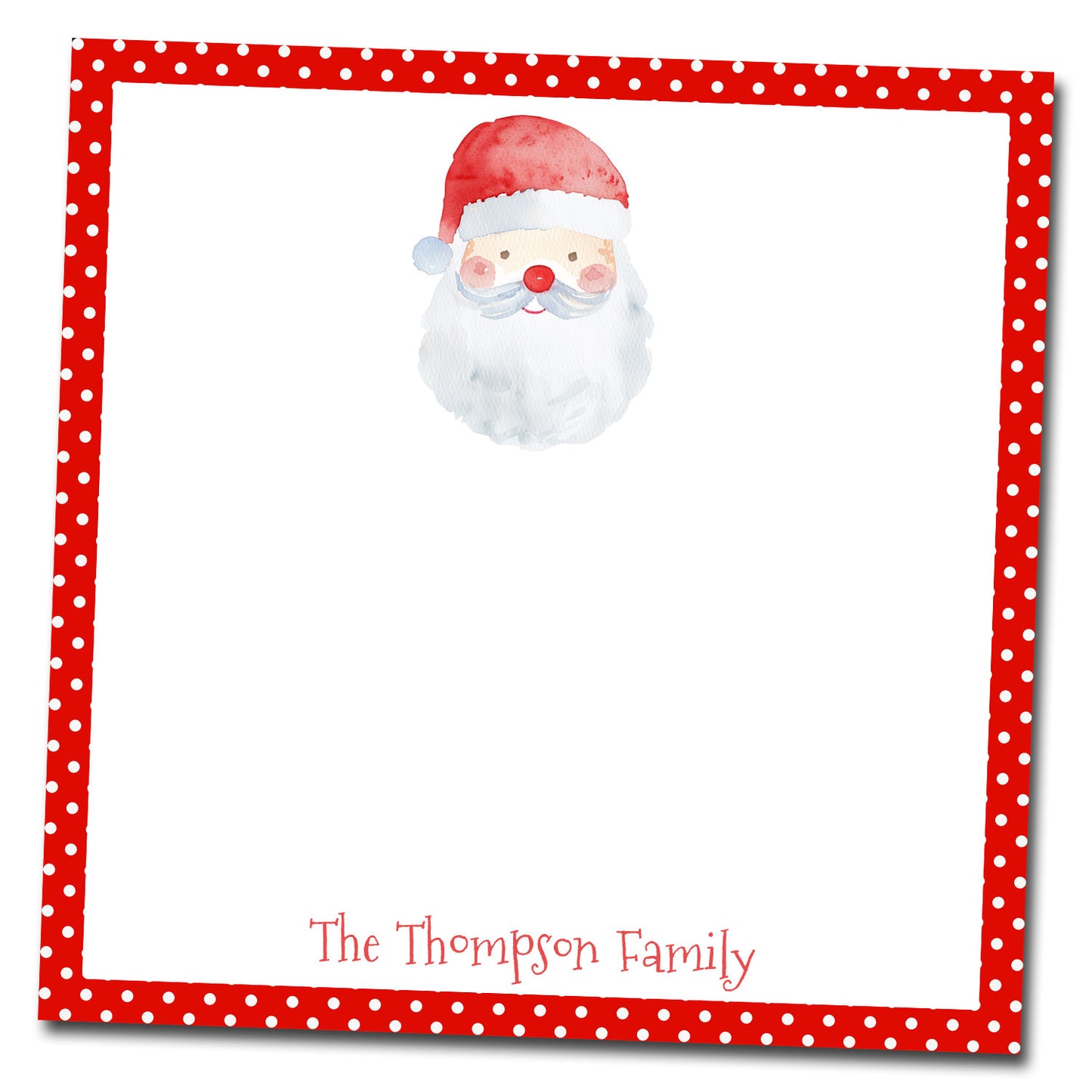 Santa Notepad