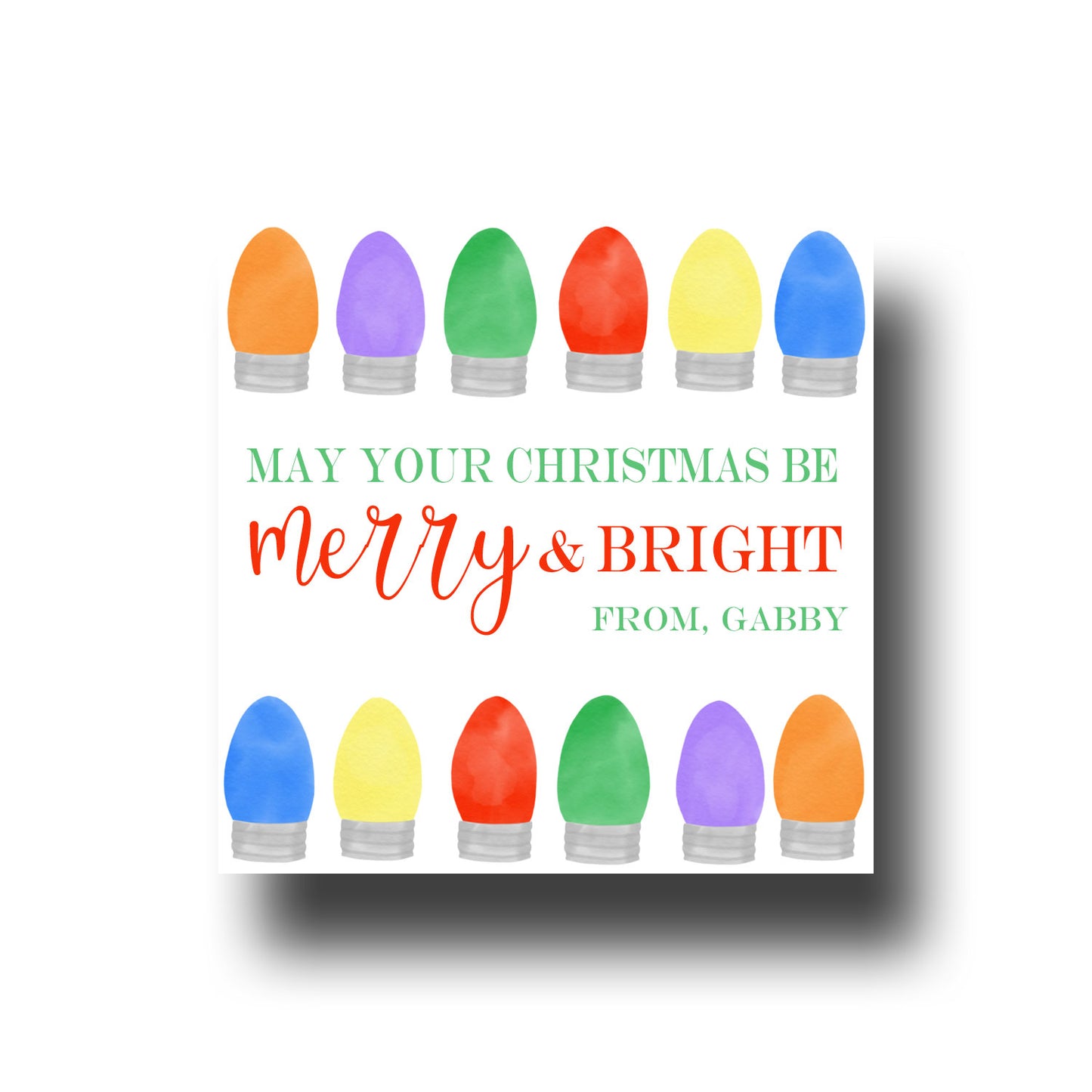 Gift Tags & Stickers - Merry & Bright