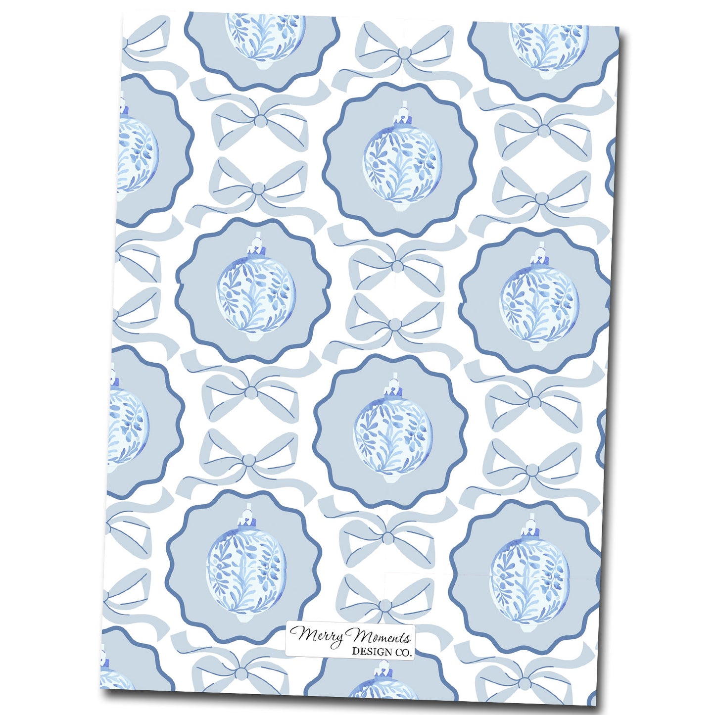 Christmas Cards - Blue Ribbon