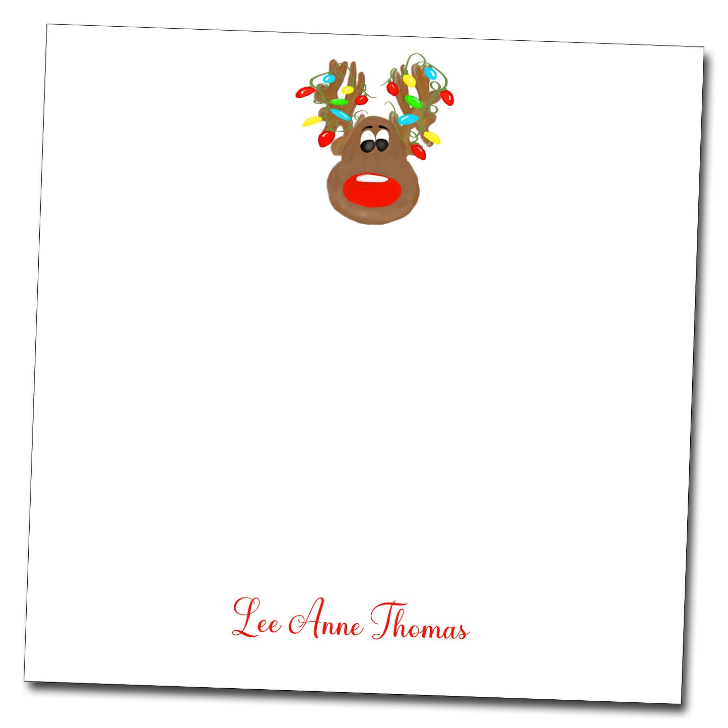 Reindeer Notepad