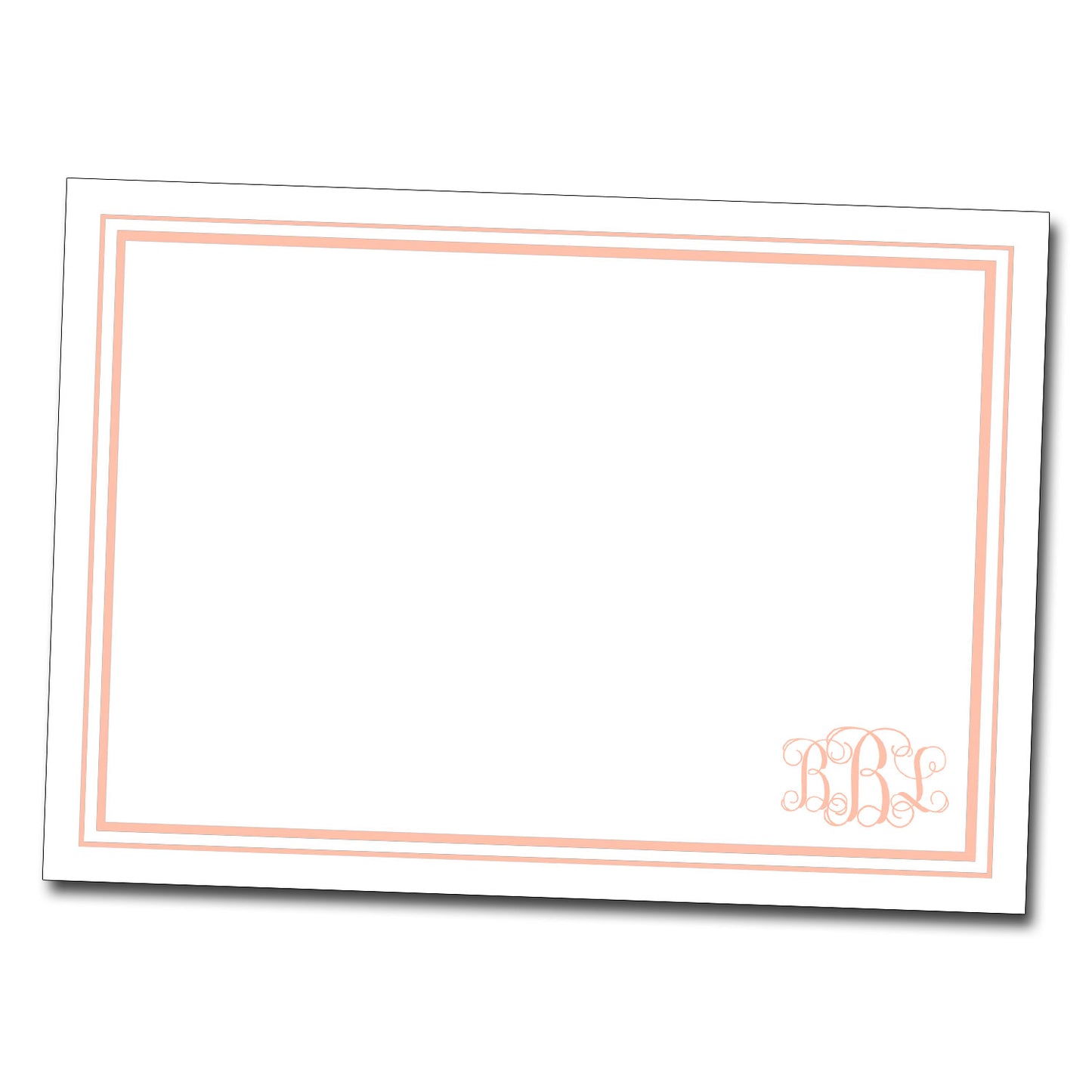 Personalized Note Cards - Monogram