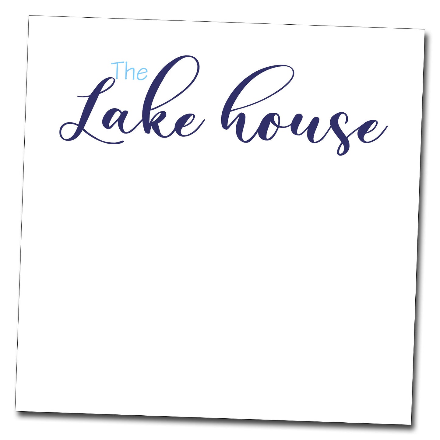 The Lake house Notepad