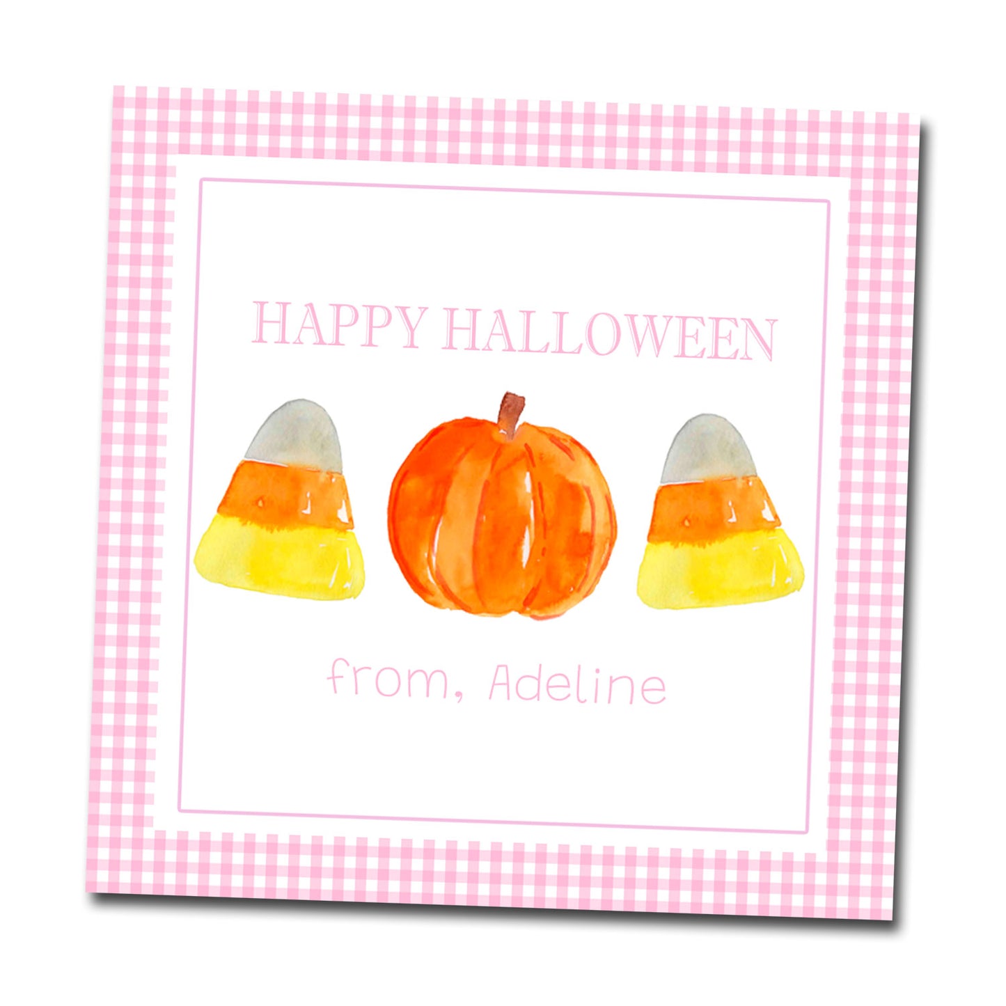 Halloween Gift Tags & Stickers - Candy Corn