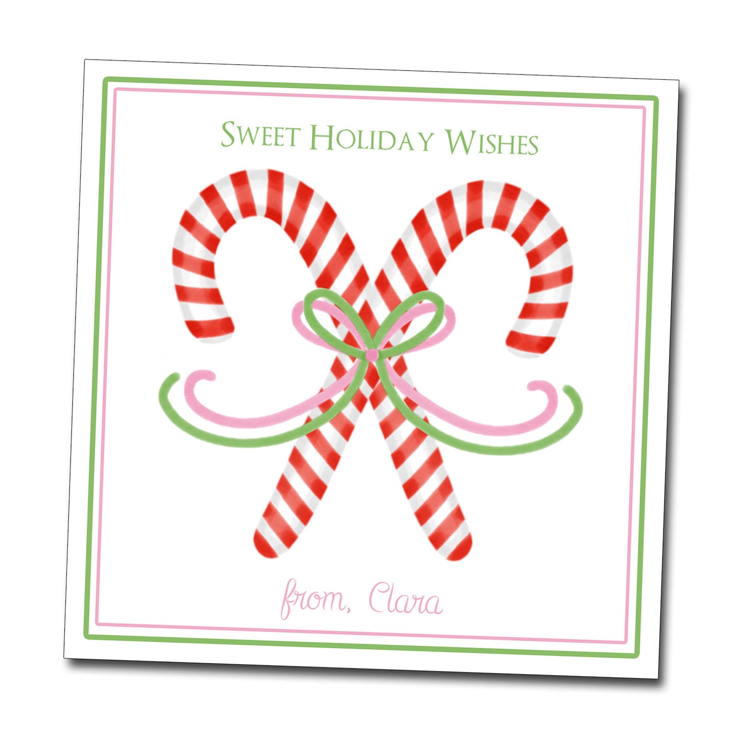 Gift Tags & Stickers - Candy Canes
