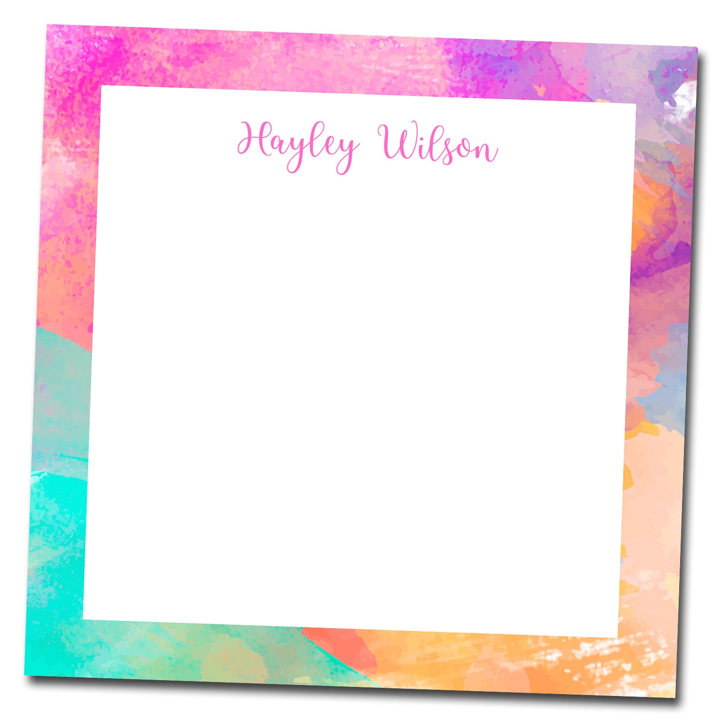 Personalized Notepad - Abstract