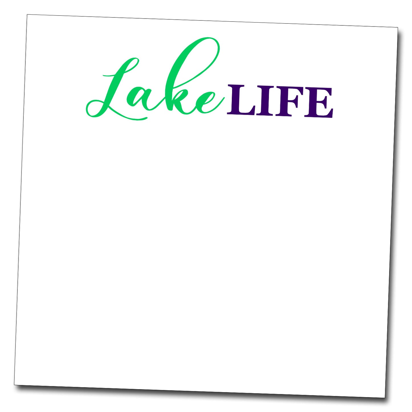 Lake Life Notepad