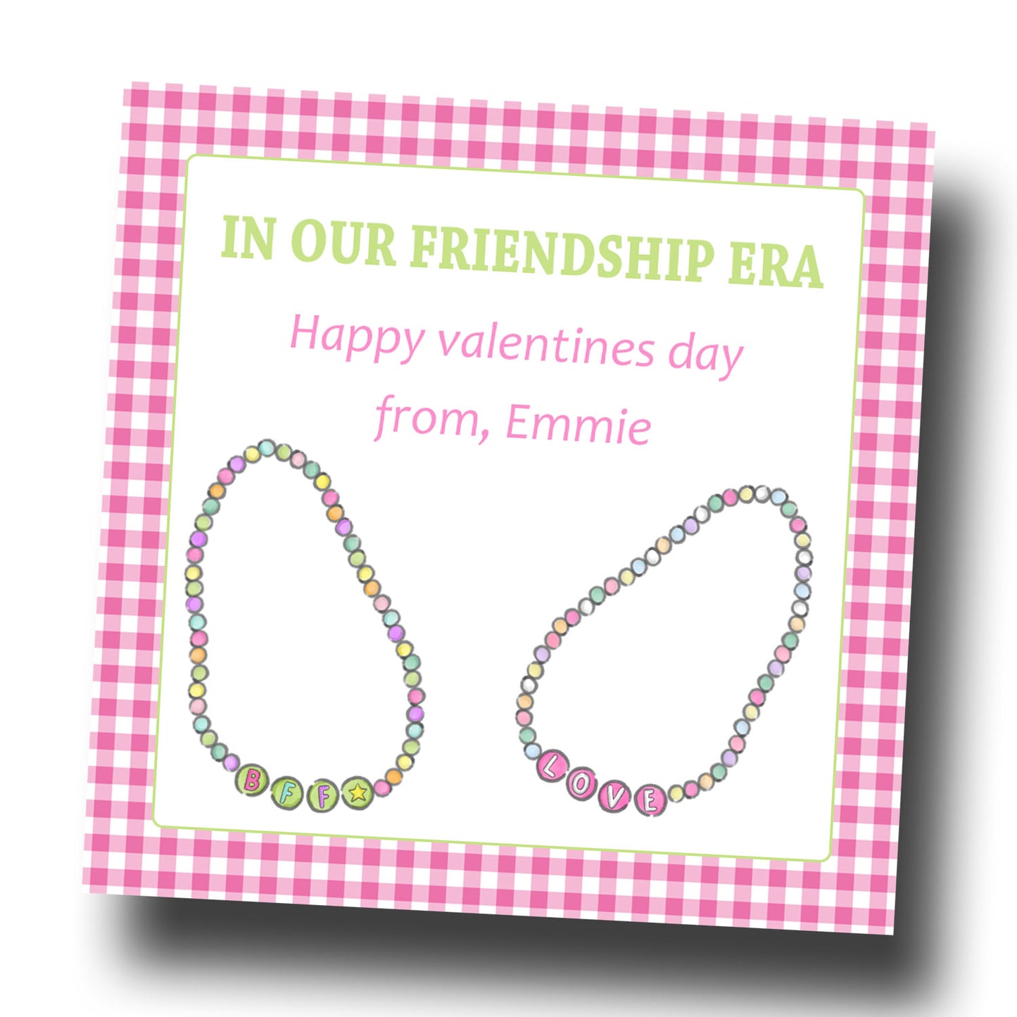 Valentine Tags & Stickers - Friendship Bracelets