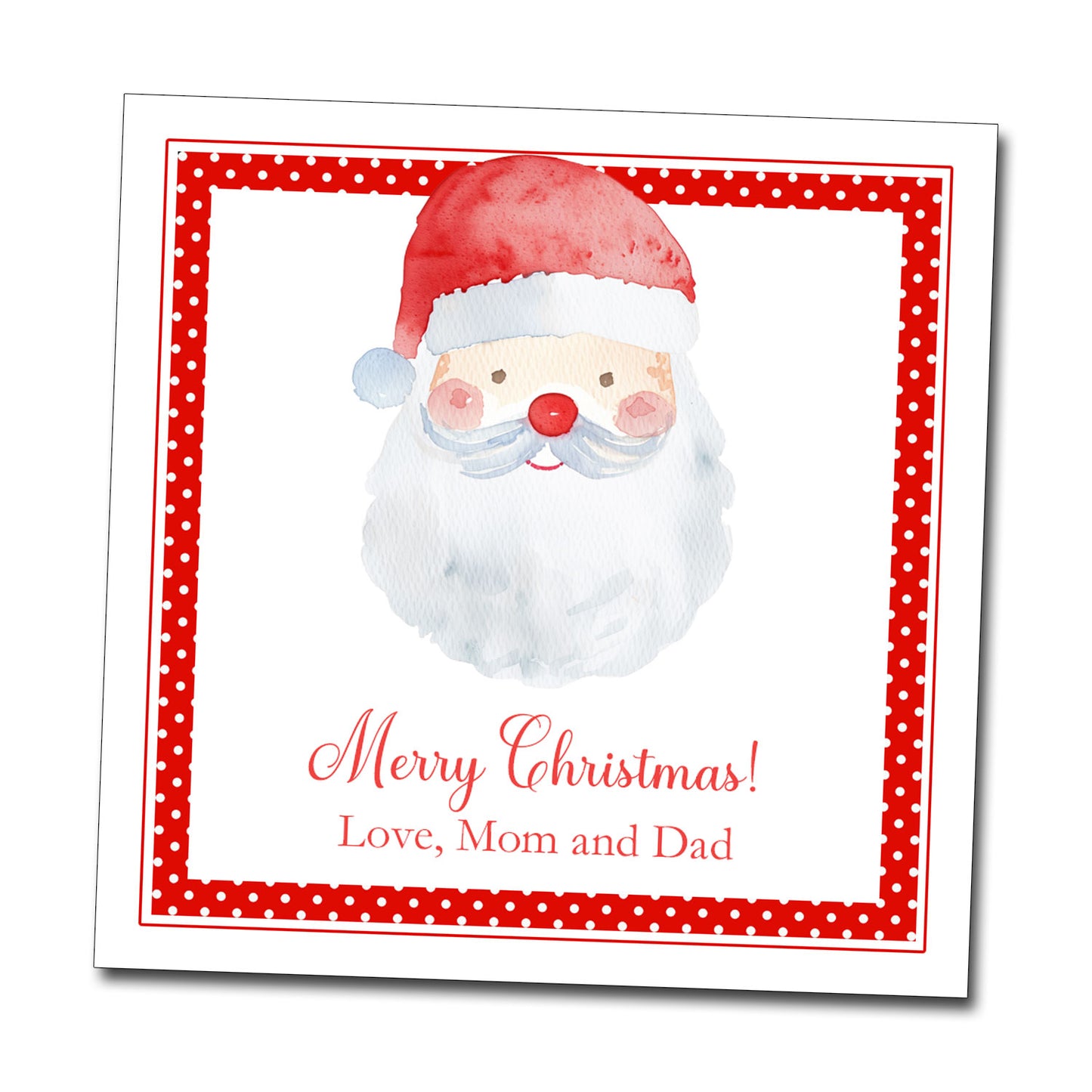 Gift Tags & Stickers - Santa