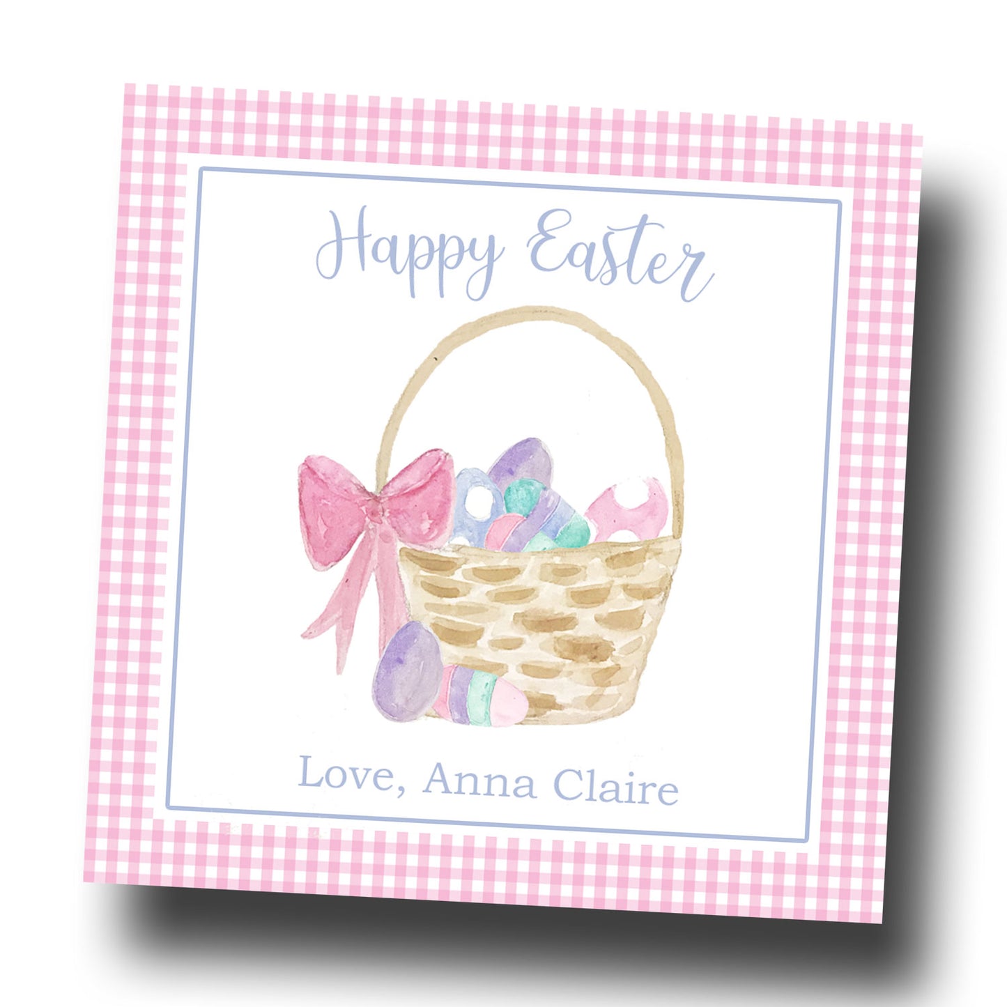 Easter Tags & Stickers - Easter Basket