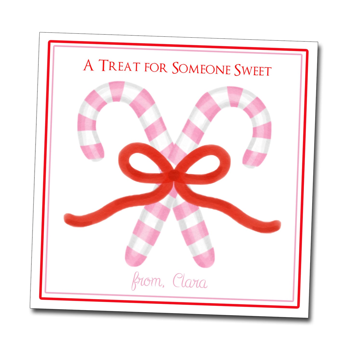 Gift Tags & Stickers - Candy Canes