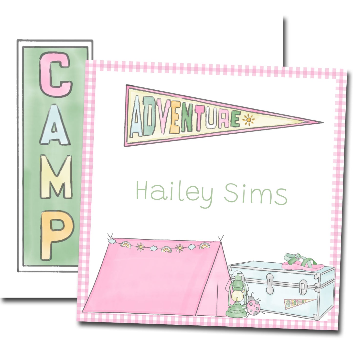 Personalized Camp Calling Cards