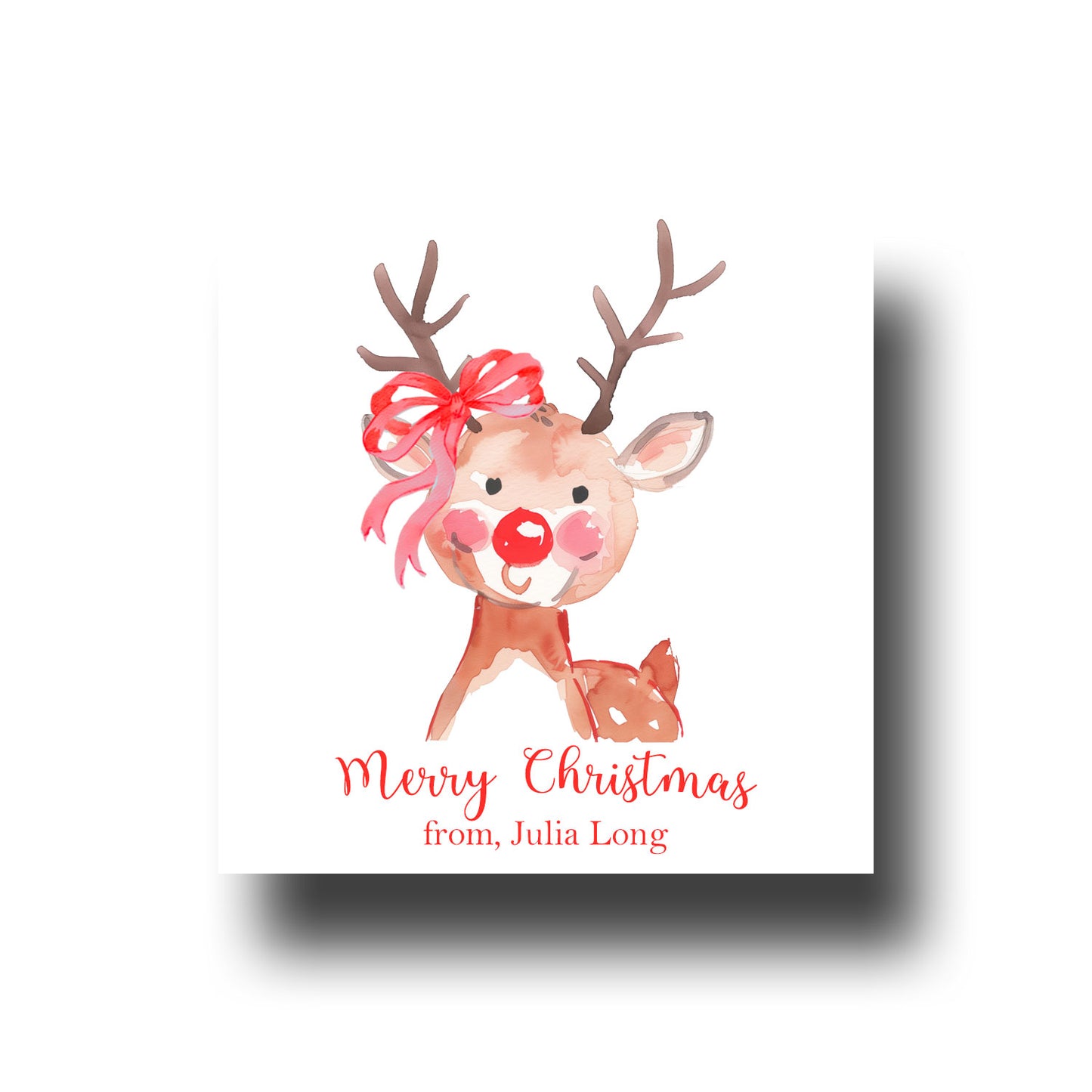 Gift Tags & Stickers - Reindeer