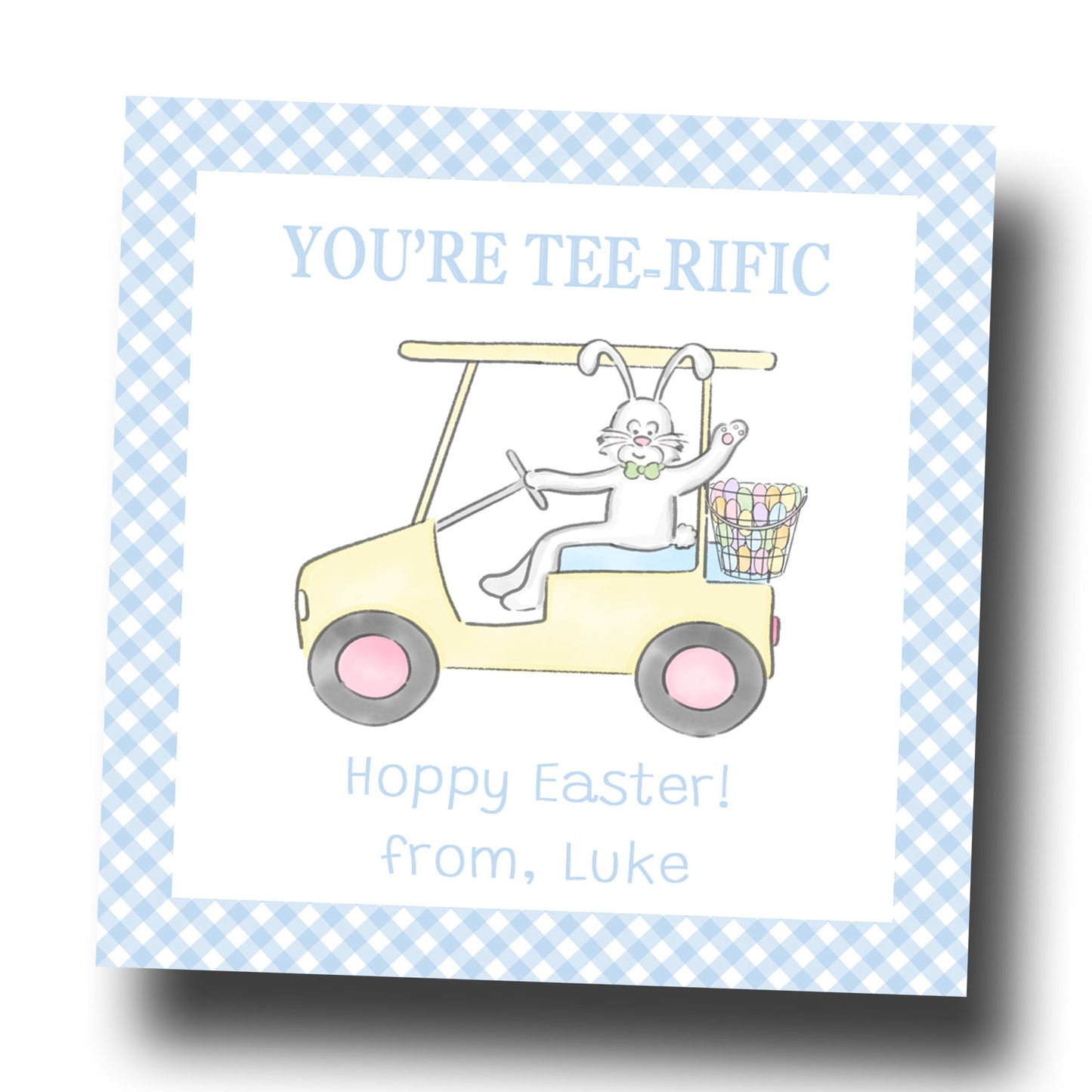 Easter Tags & Stickers - Tee-rific Golf Cart