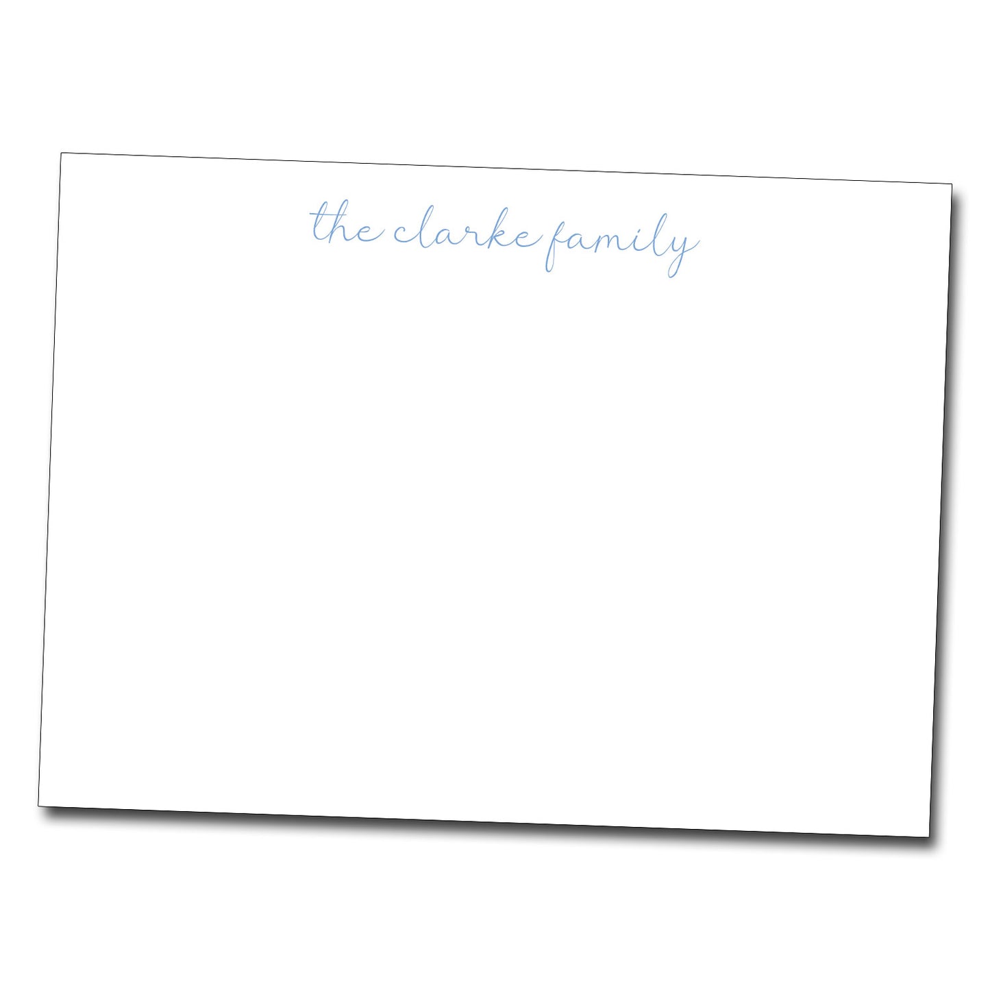Personalized Note Cards - Simple Script