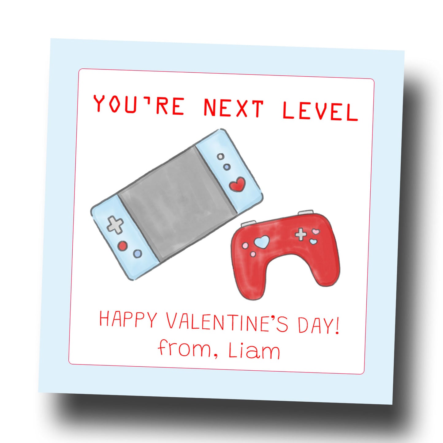 Valentine Tags & Stickers - Next Level