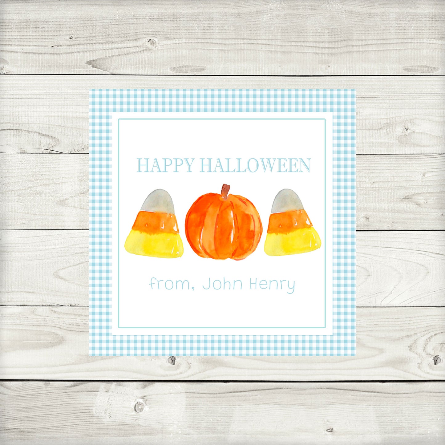 Halloween Gift Tags & Stickers -Candy Corn