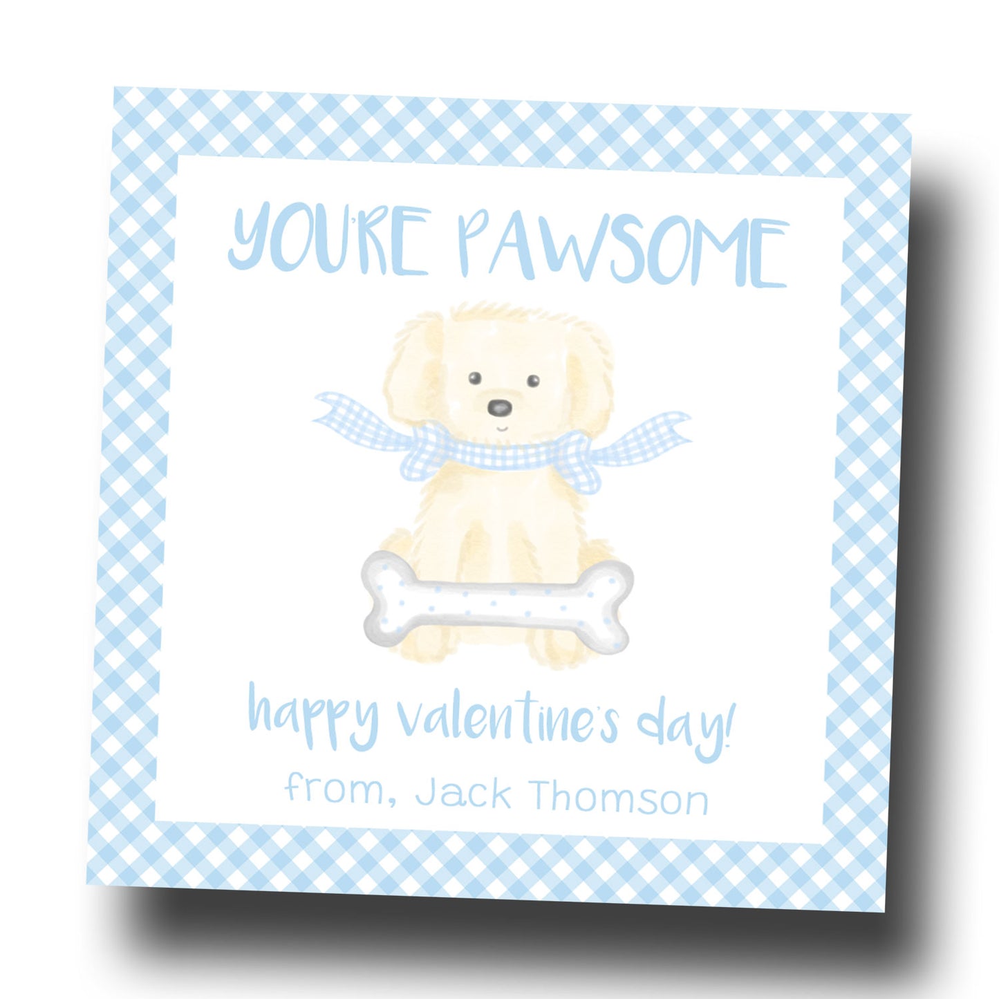 Valentine Tags & Stickers - PAWSOME