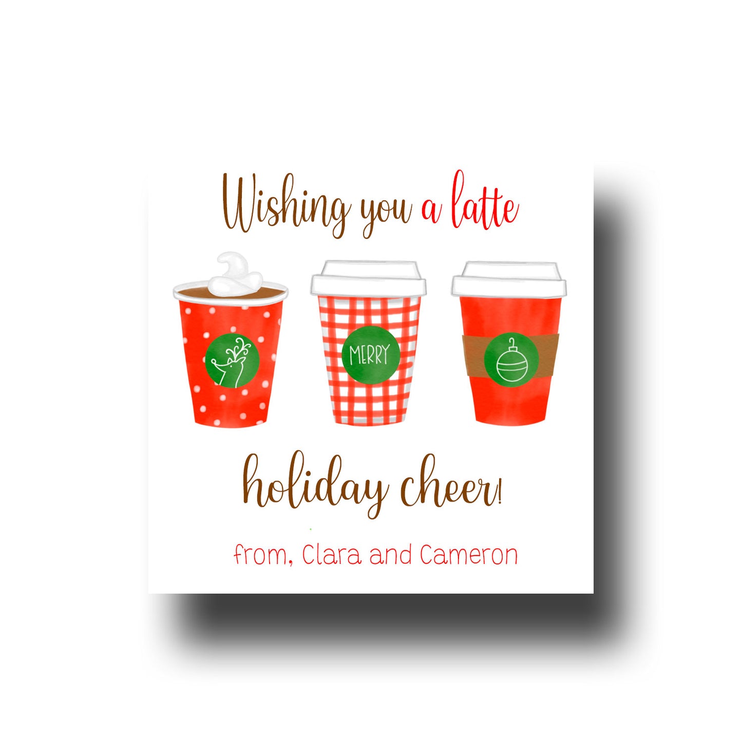 Gift Tags & Stickers - Latte