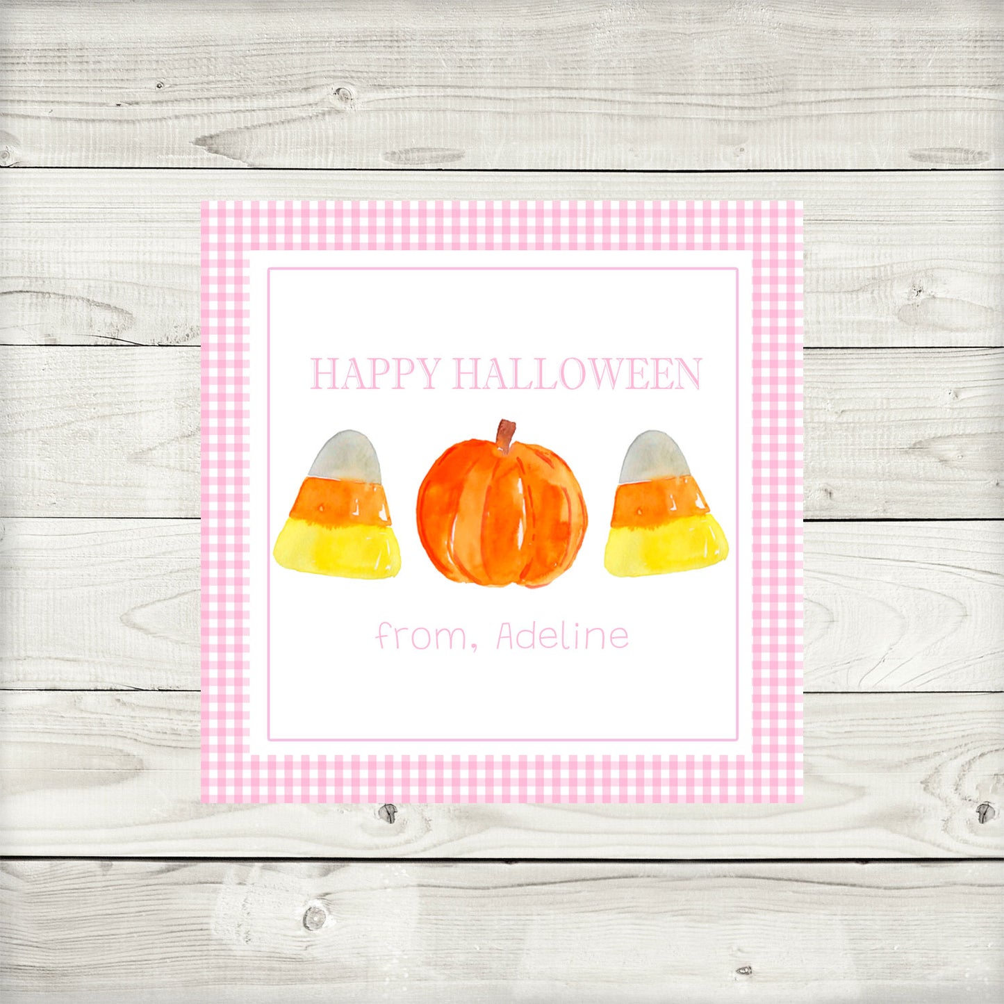 Halloween Gift Tags & Stickers - Candy Corn