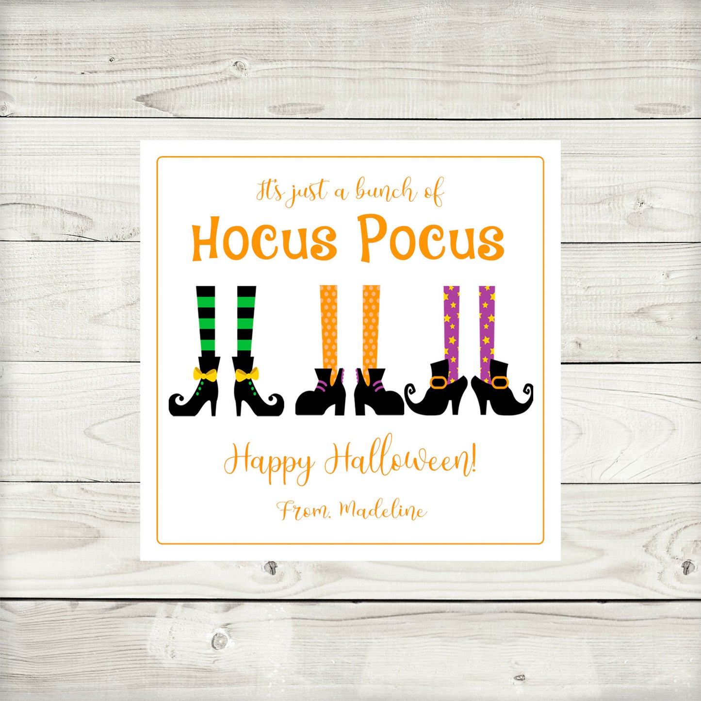 Halloween Gift Tags & Stickers- Hocus Pocus
