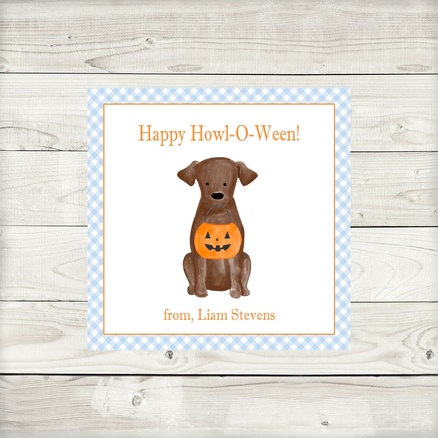 Halloween Gift Tags & Stickers - Howl-o-ween