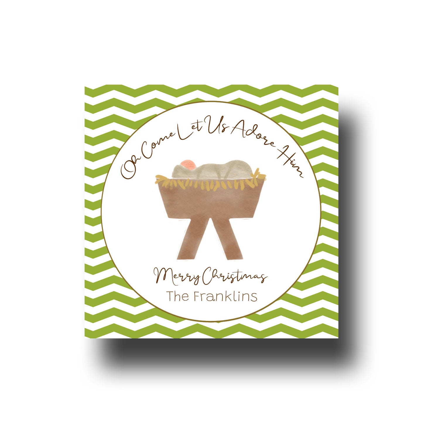 Gift Tags & Stickers - Manger