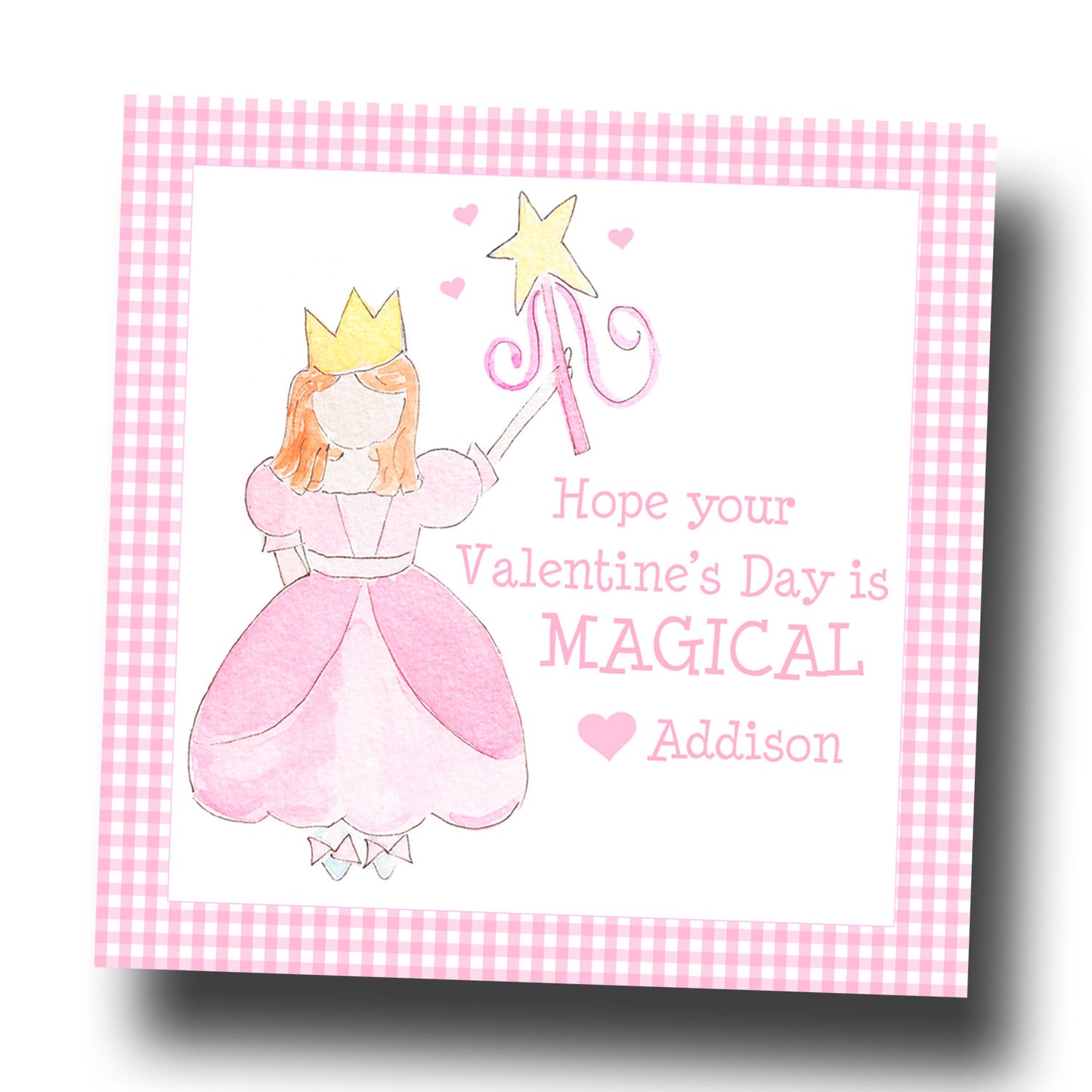 Valentine Tags & Stickers - Magical Princess