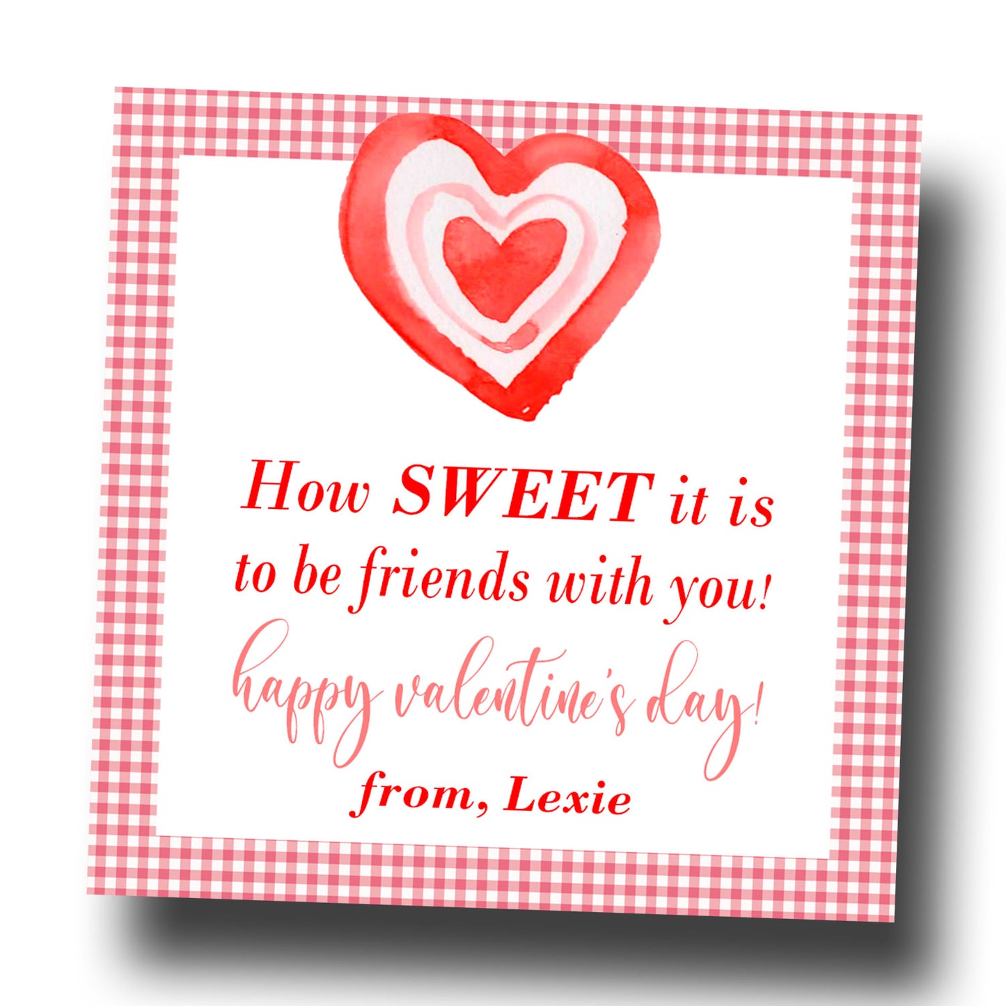 Valentine Tags & Stickers - SWEET