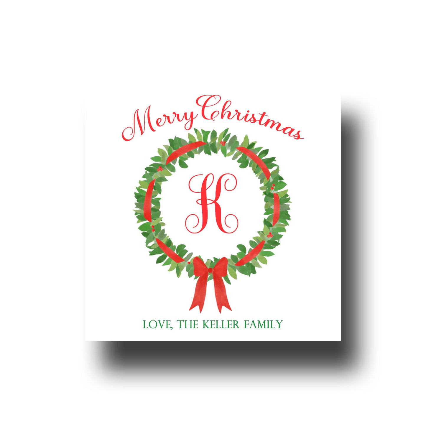 Gift Tags & Stickers - Wreath