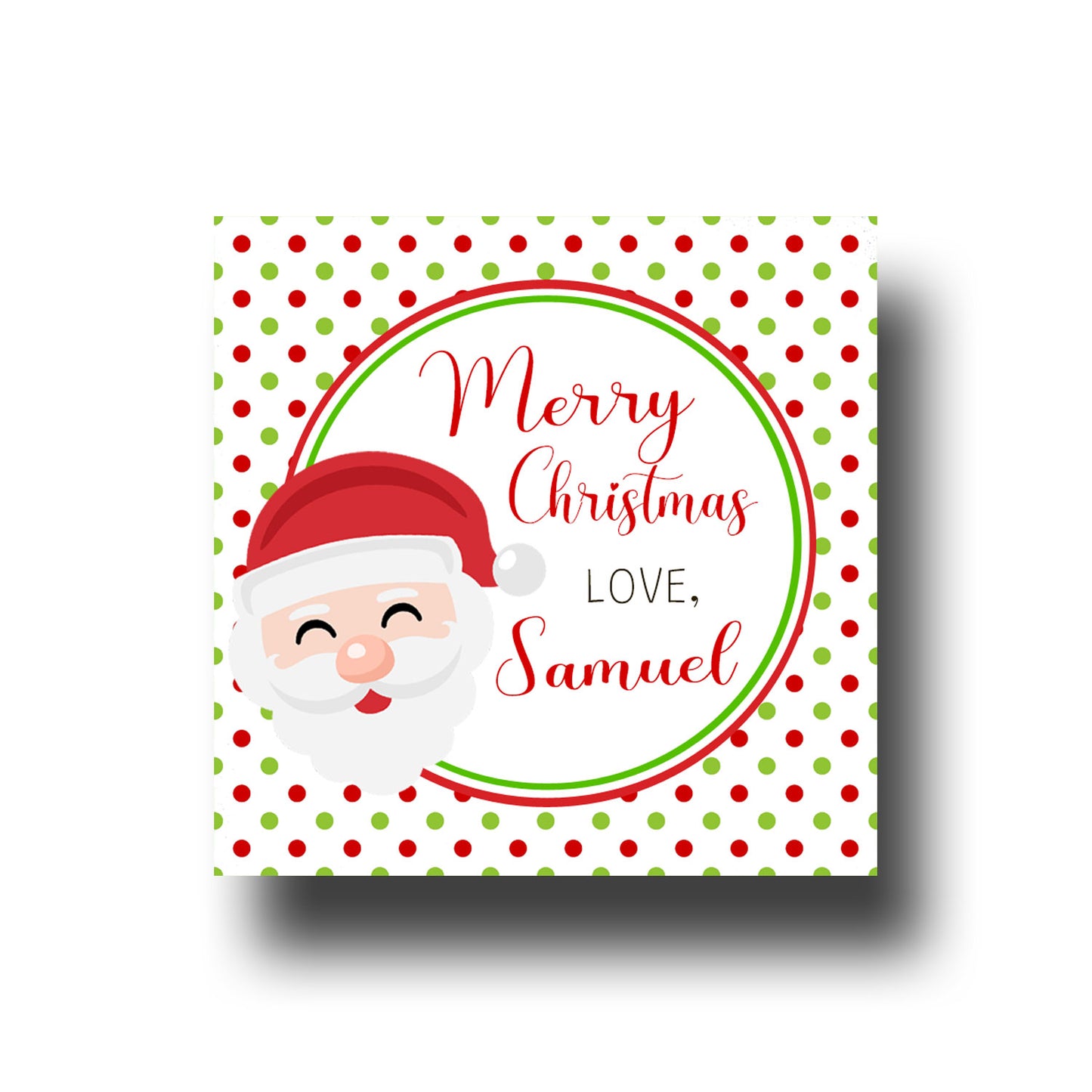 Gift Tags & Stickers - Santa