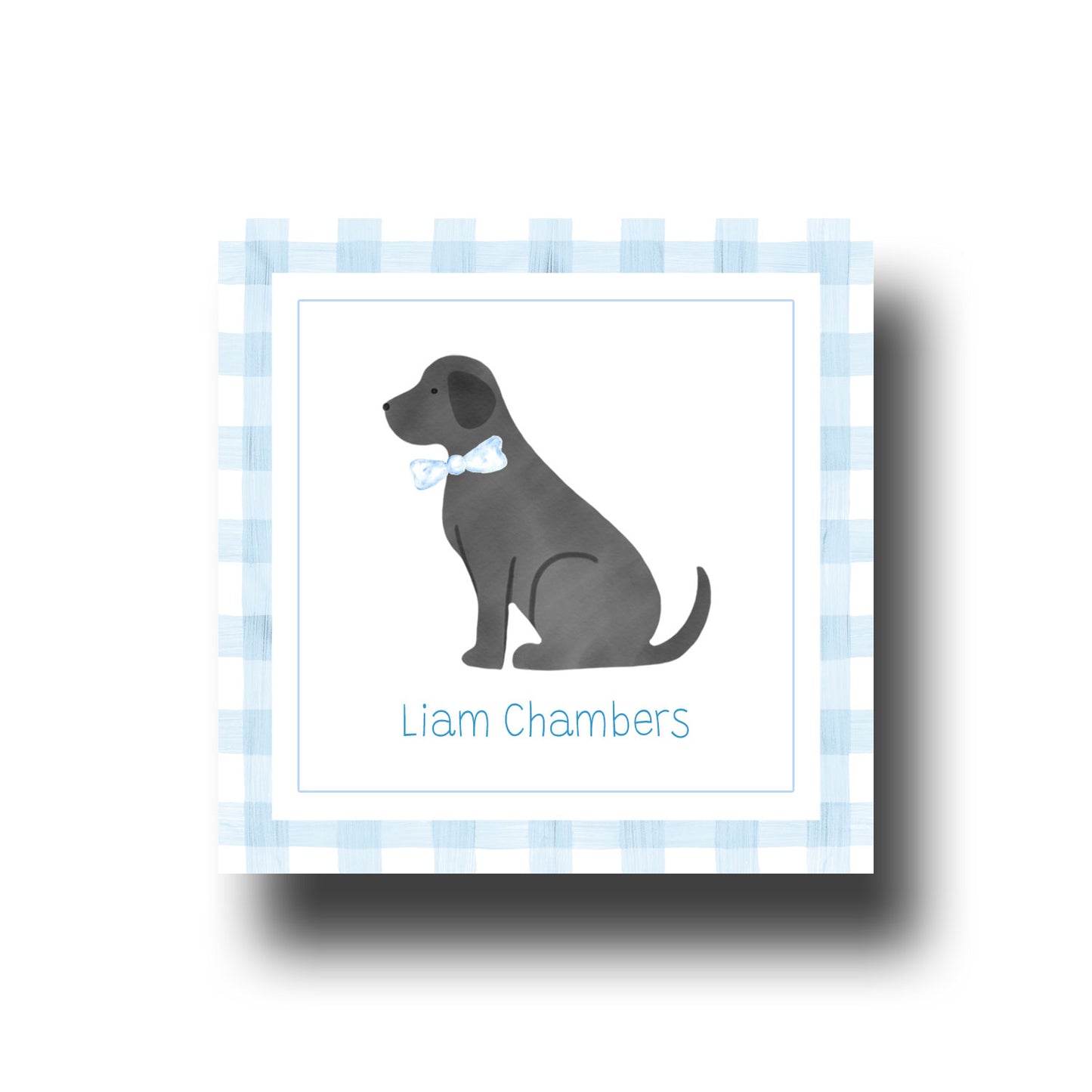 Personalized Enclosure Cards - Puppy