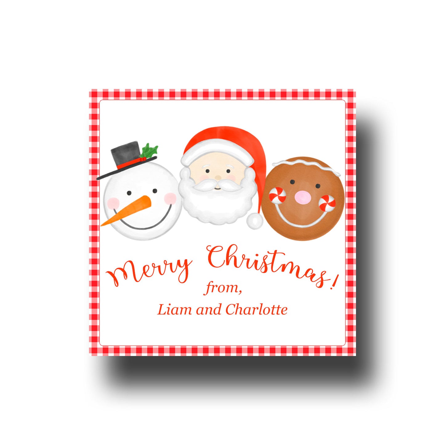 Gift Tags & Stickers - Santa & friends