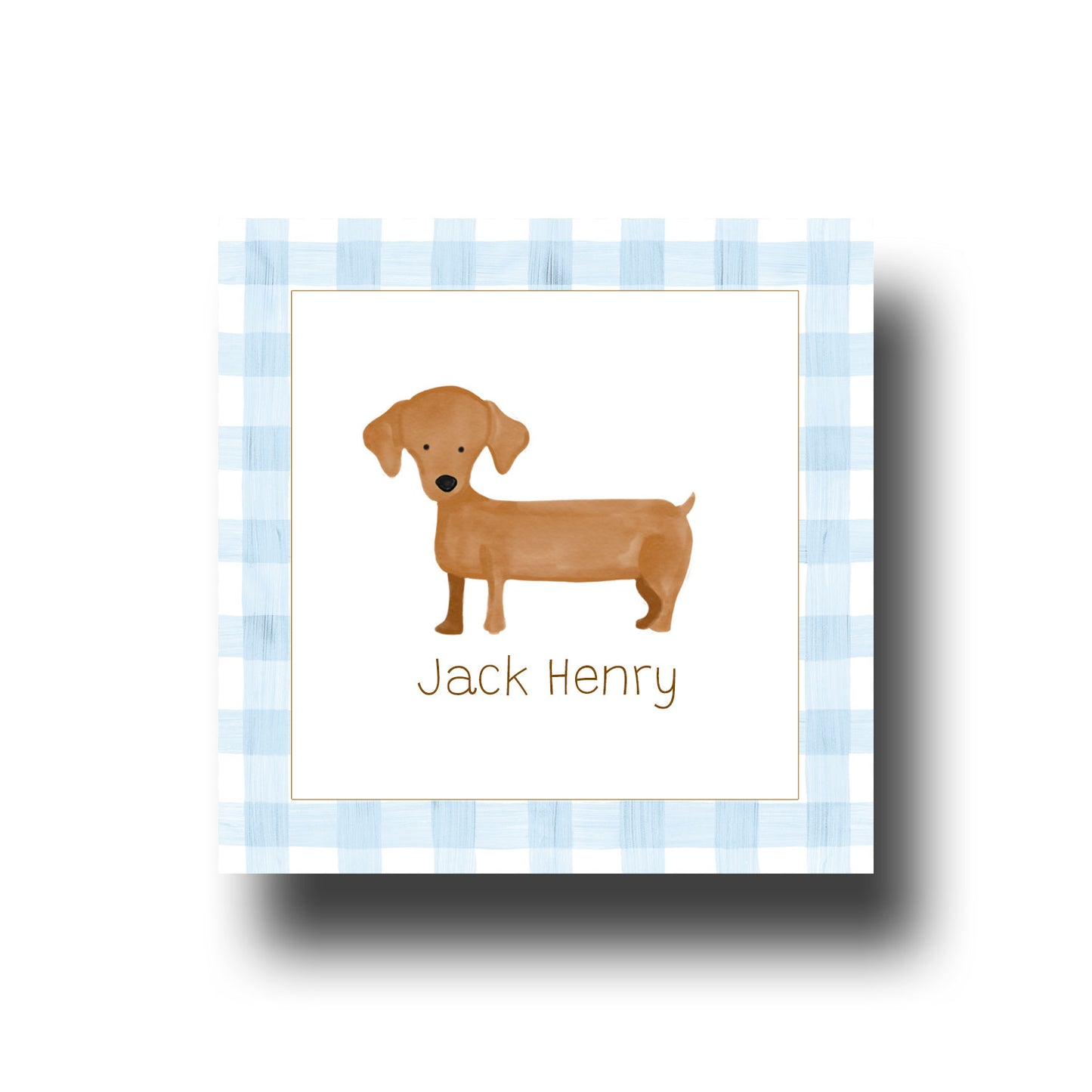 Personalized Enclosure Cards - Puppy