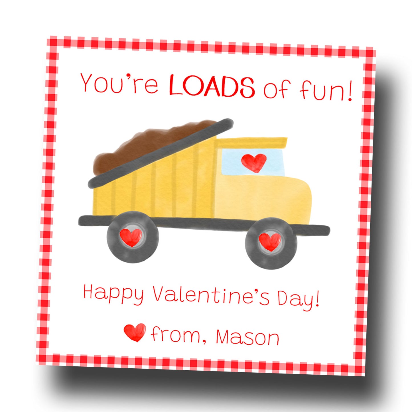 Valentine Tags & Stickers - Loads of fun