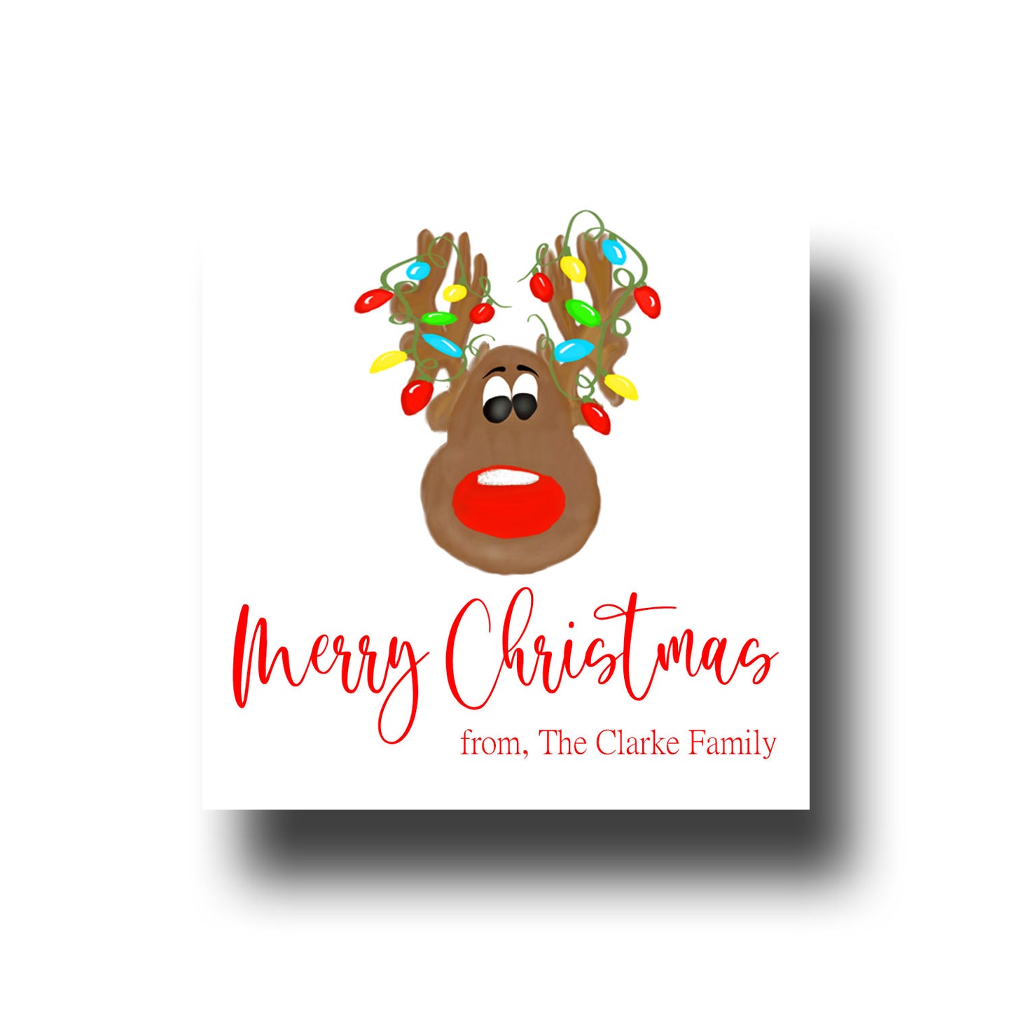 Gift Tags & Stickers - Reindeer