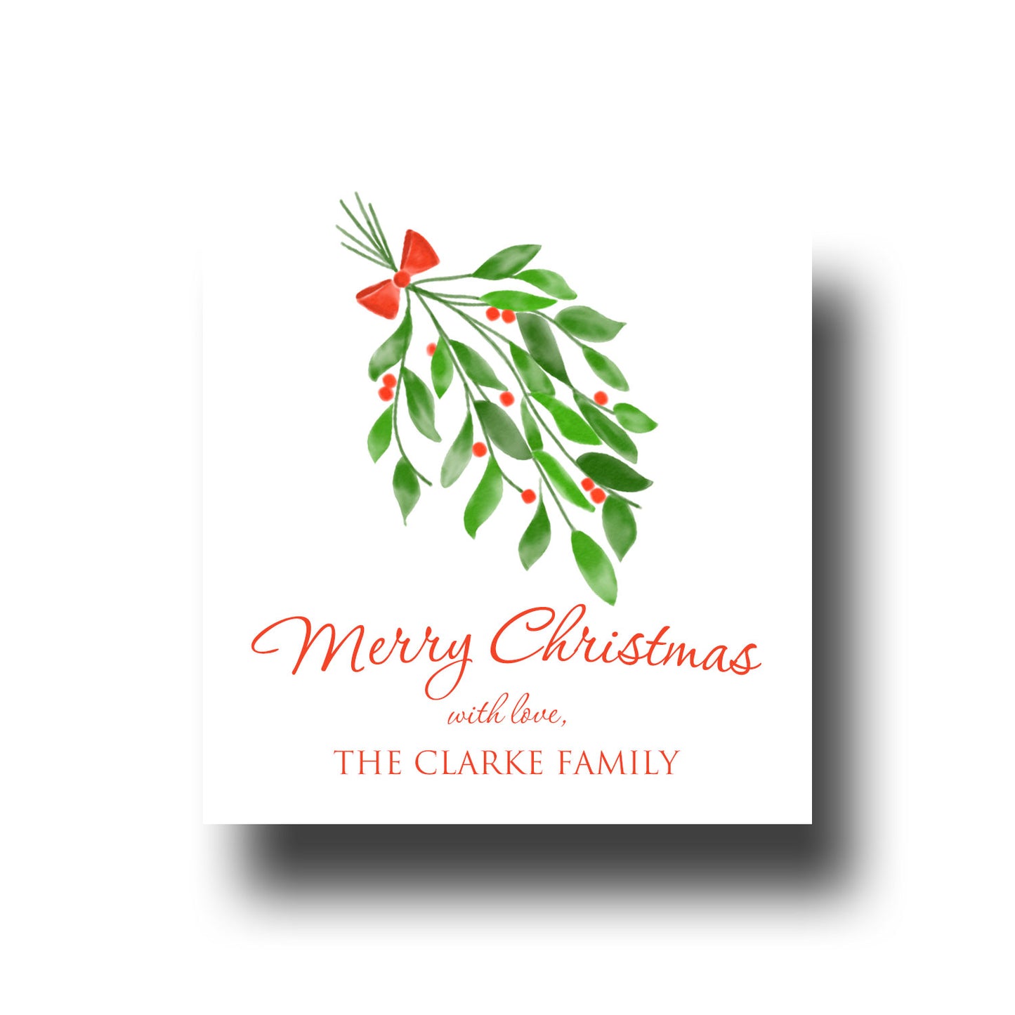 Gift Tags & Stickers - Mistletoe