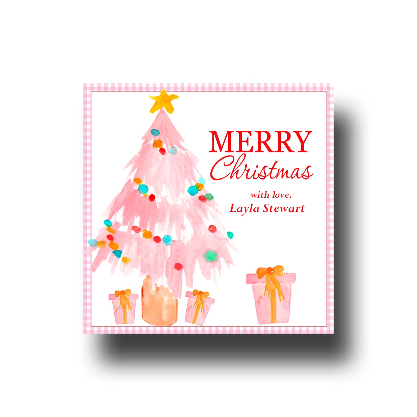 Gift Tags & Stickers - Tree