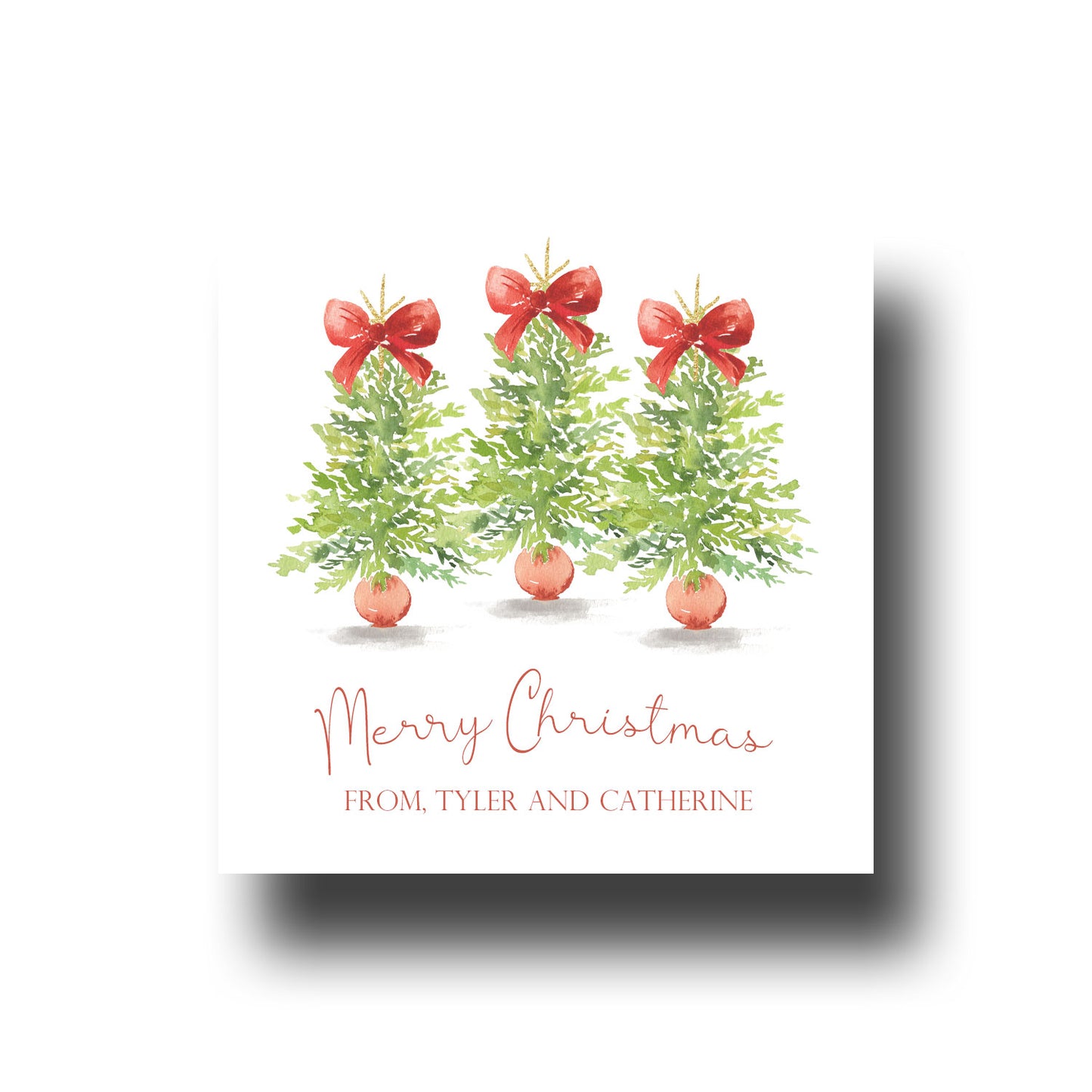 Gift Tags & Stickers - Tree Trio