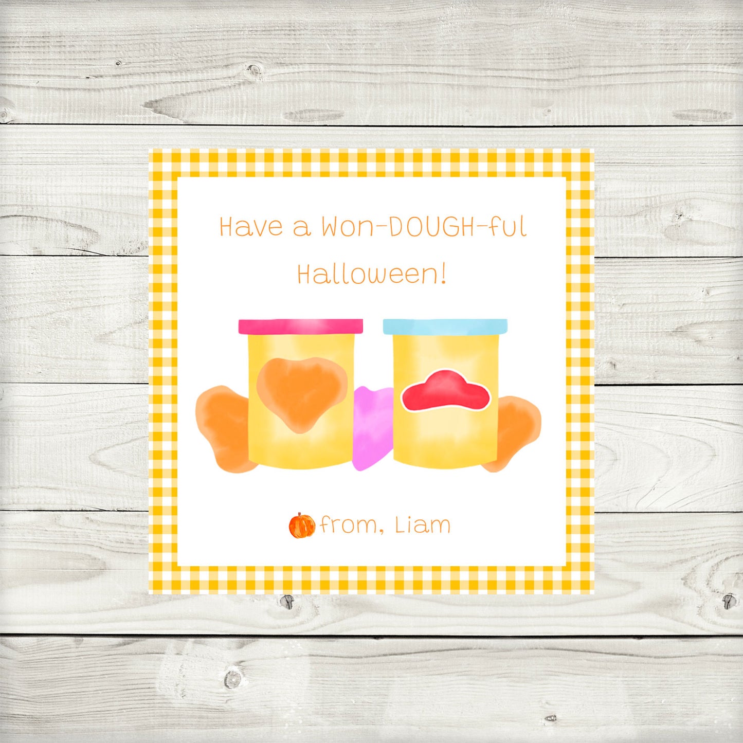 Halloween Gift Tags & Stickers - Colorful Dough