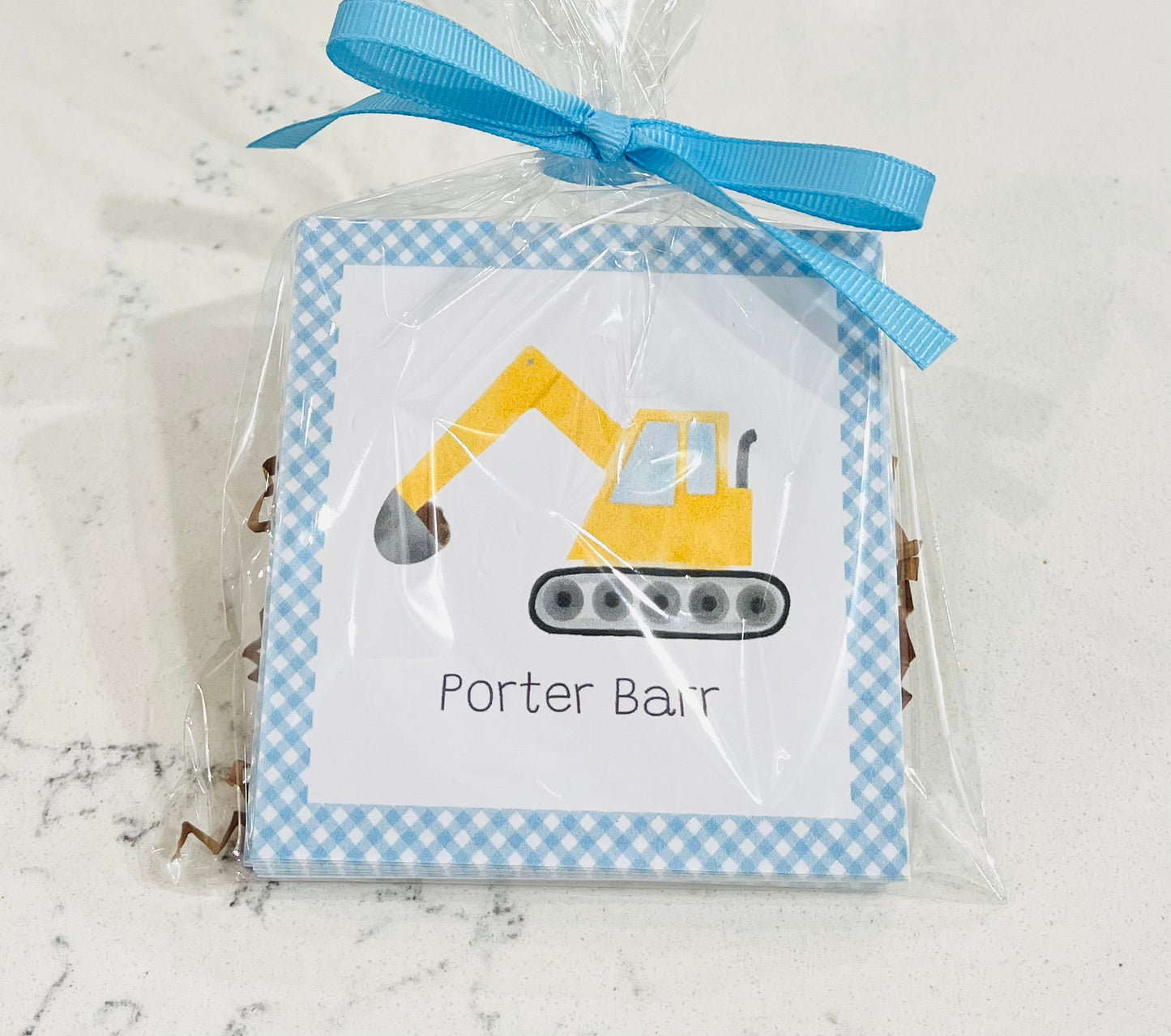 Personalized Enclosure Cards - Digger