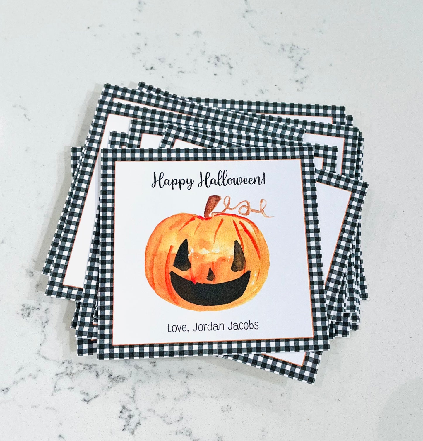 Gift Tags, Jack O Lantern