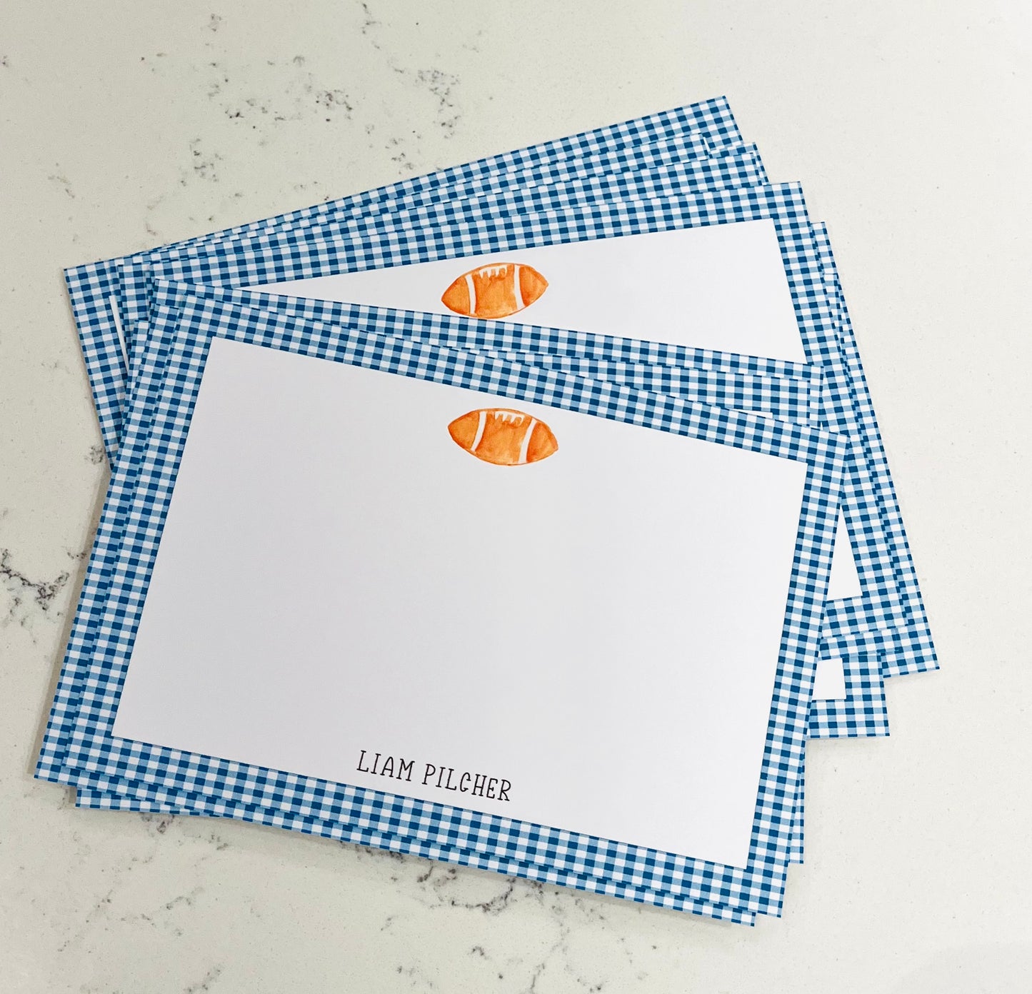 Note Cards, Football