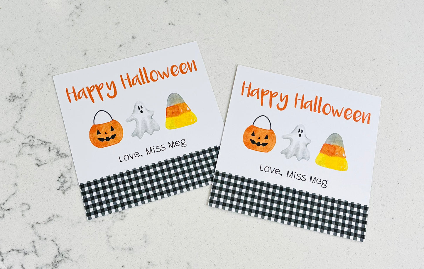 Halloween Gift Tags & Stickers - Ghost