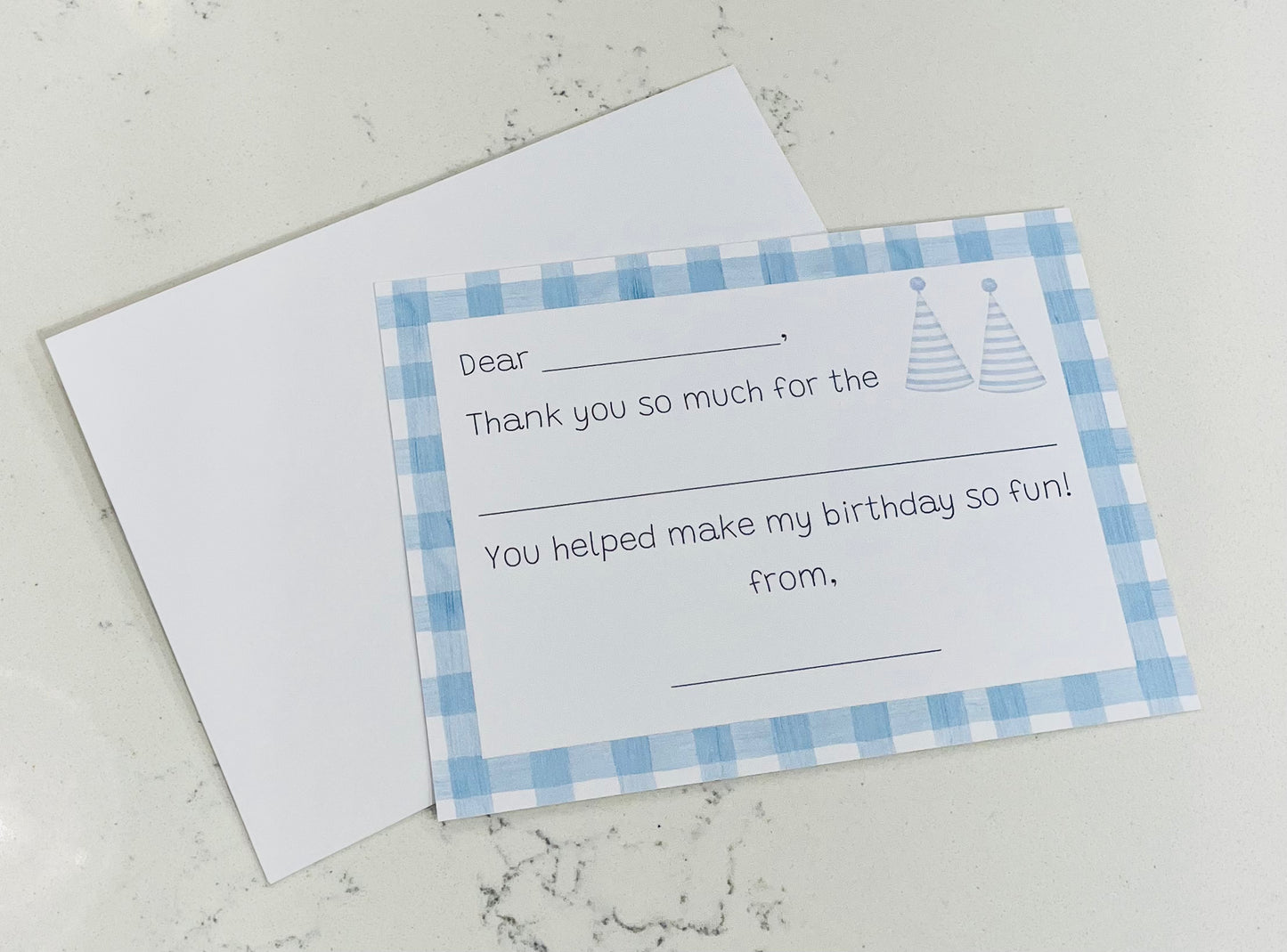 Thank You Notes, Party hats